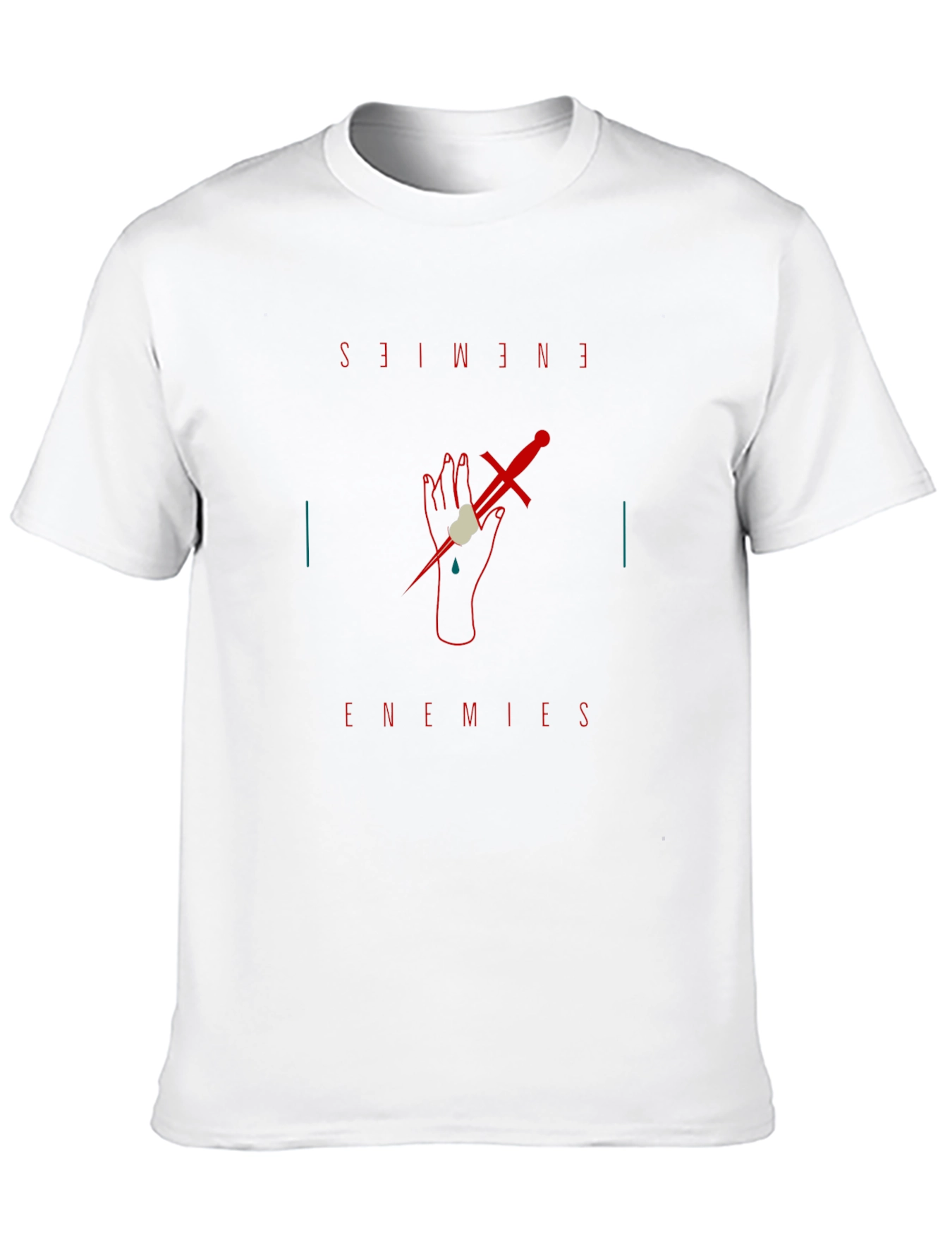 Enemies Graphic Print T-Shirt