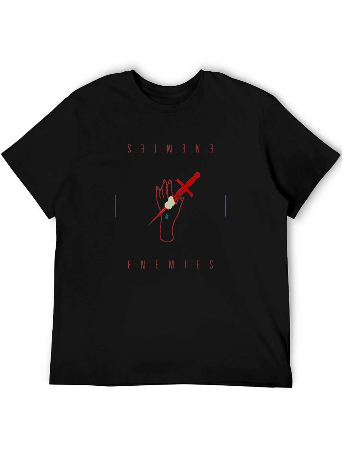 Enemies Graphic Print T-Shirt