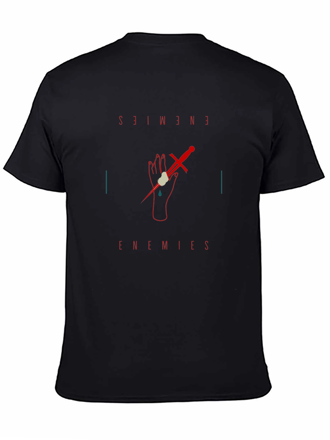 Enemies Graphic Print T-Shirt