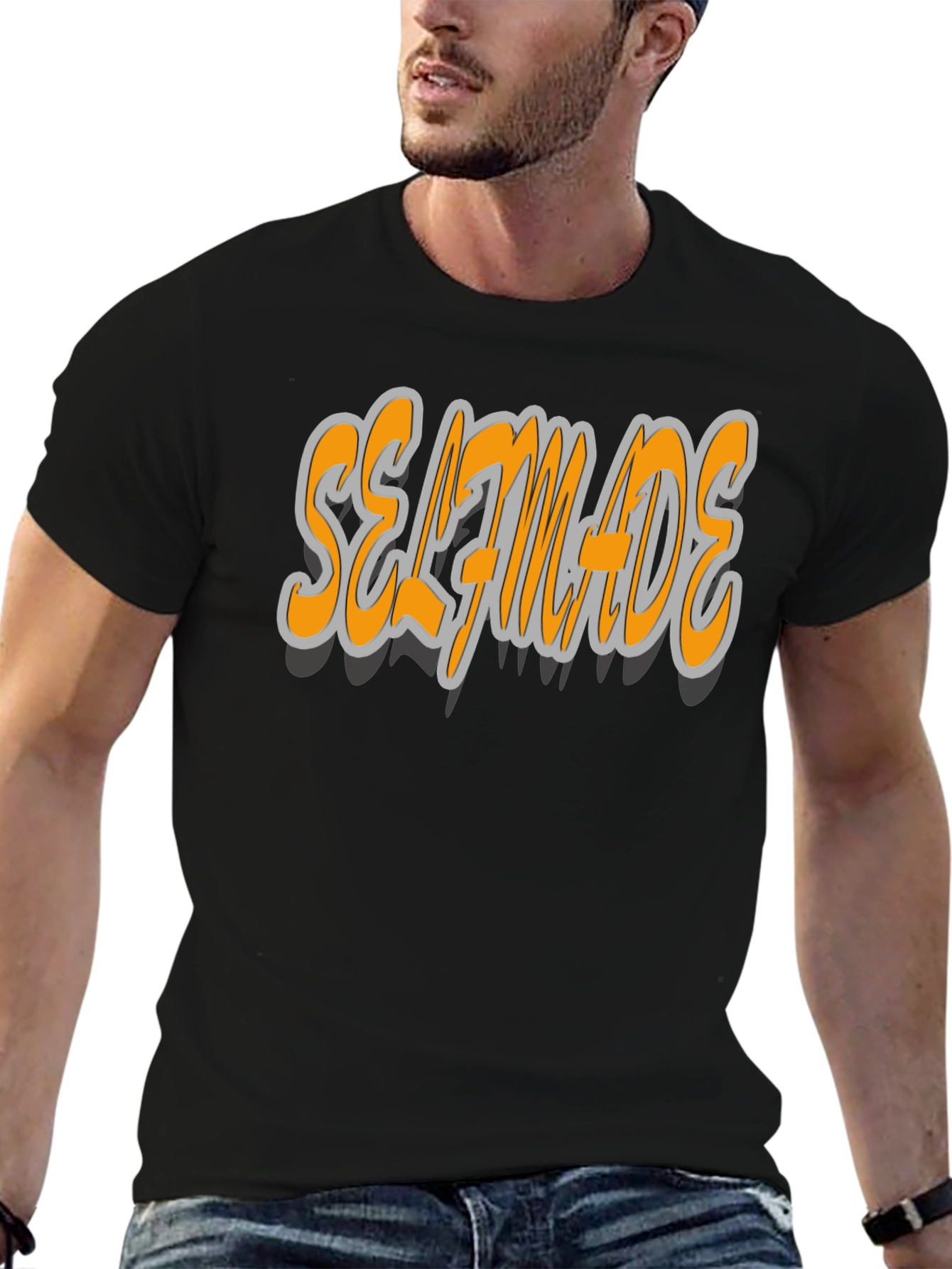 Self Made Black T-Shirt