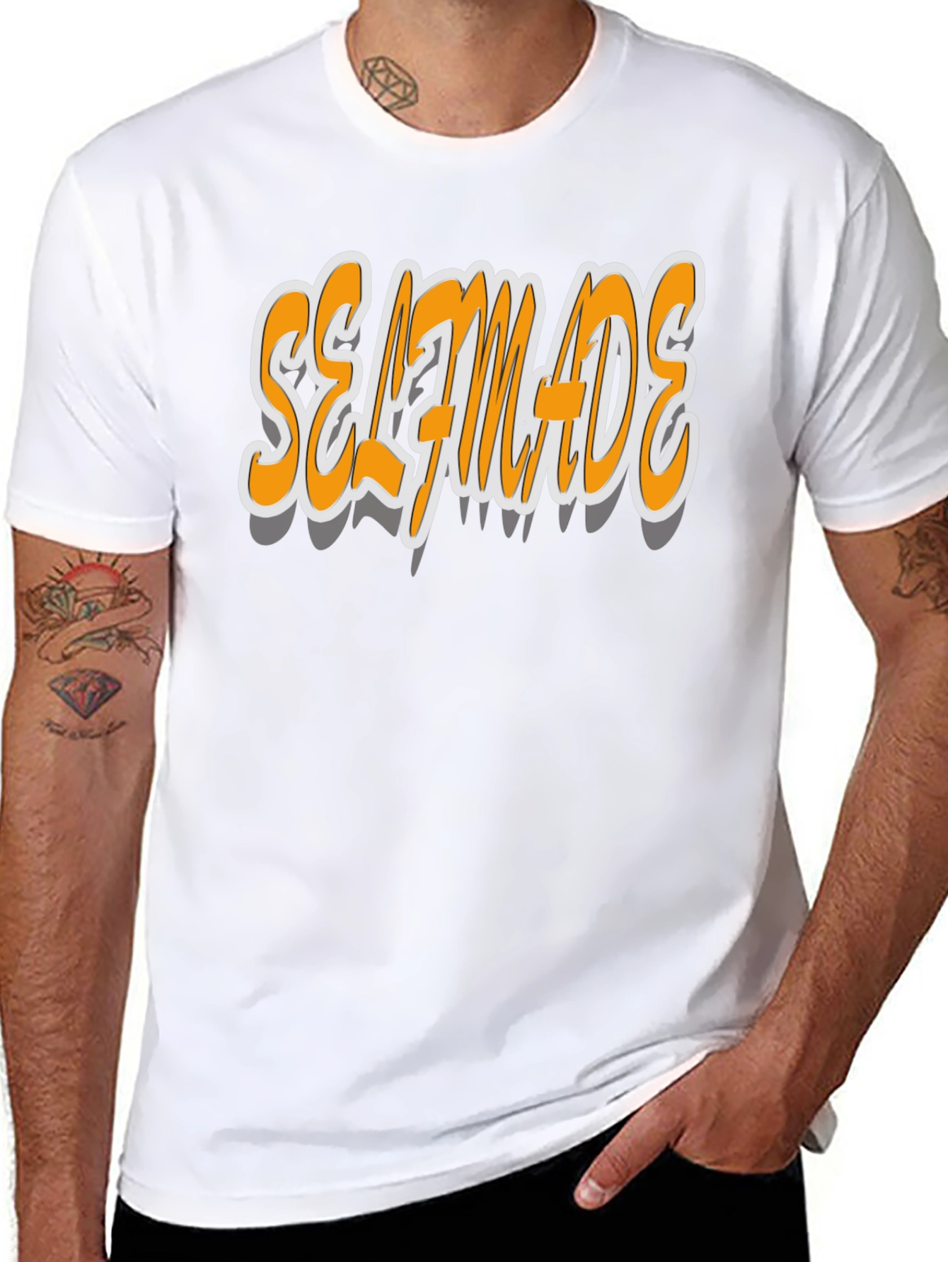 Self Made Black T-Shirt