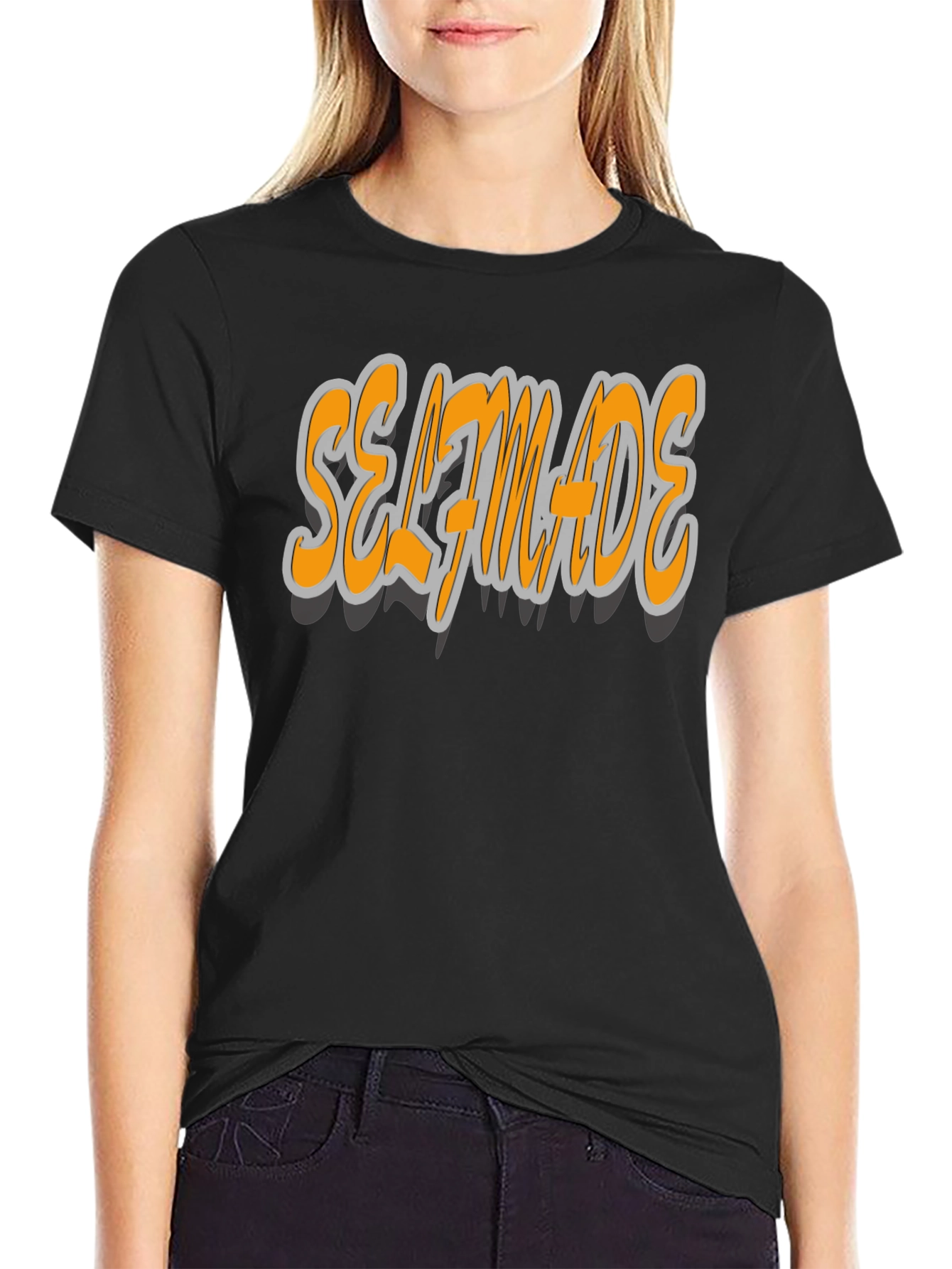 Self Made Black T-Shirt