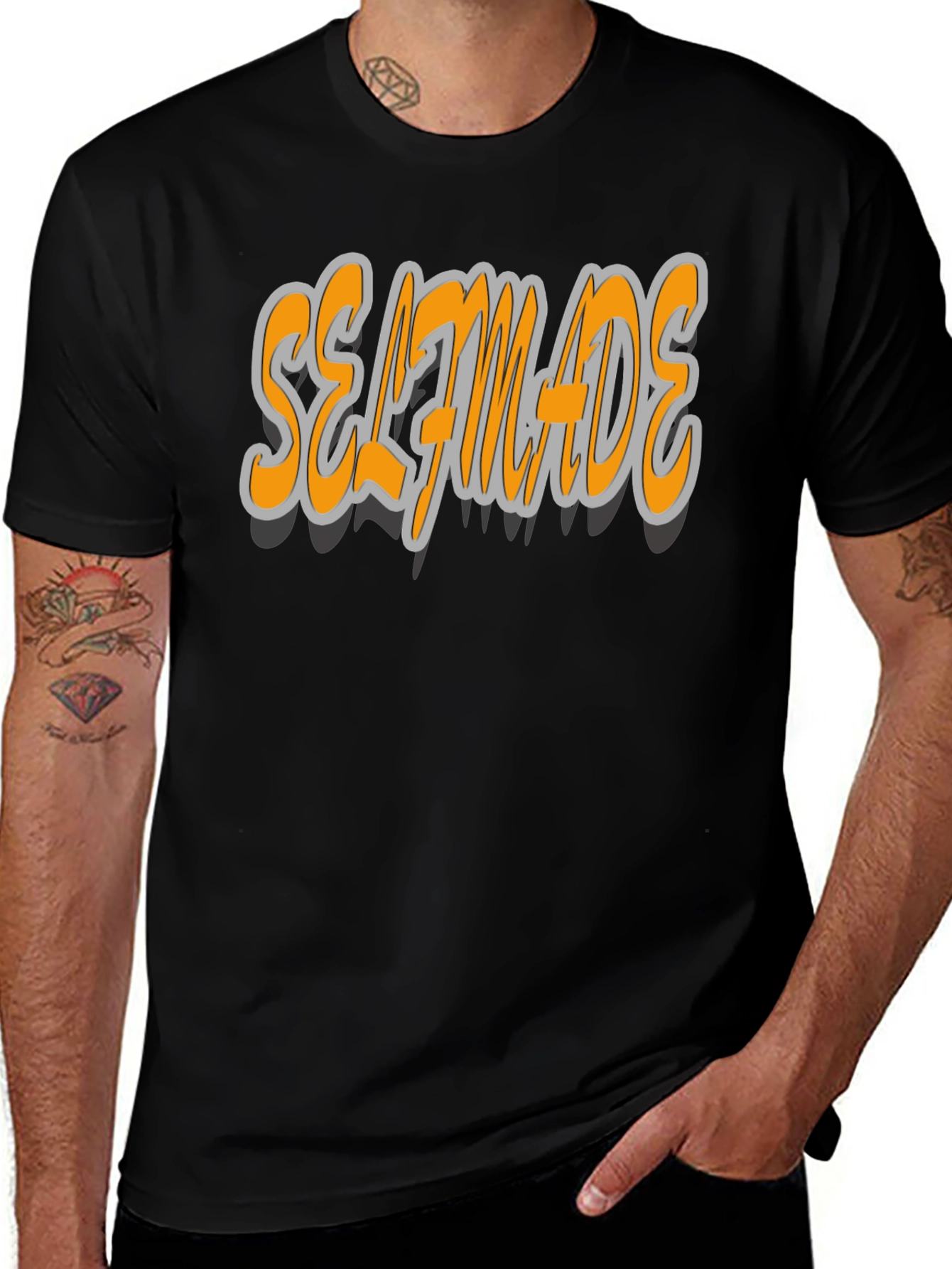 Self Made Black T-Shirt