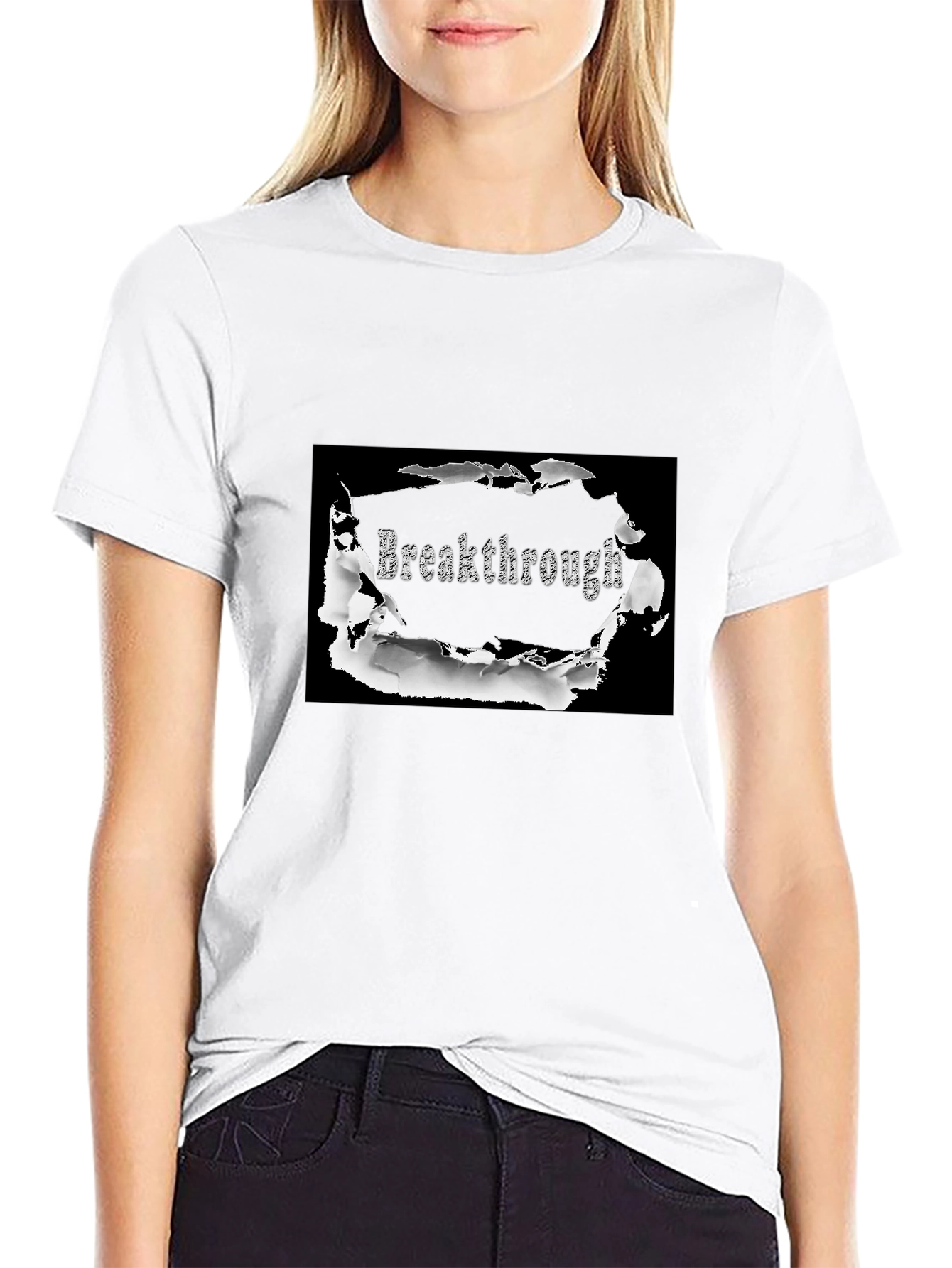 Breakthrough Graphic Black T-Shirt