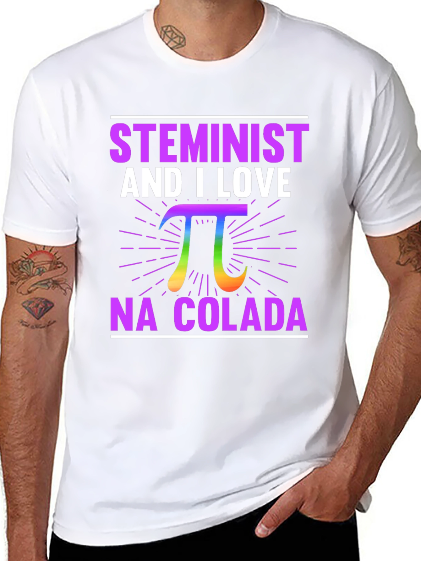 STEMinist Pi T-Shirt - Love Piña Coladas!
