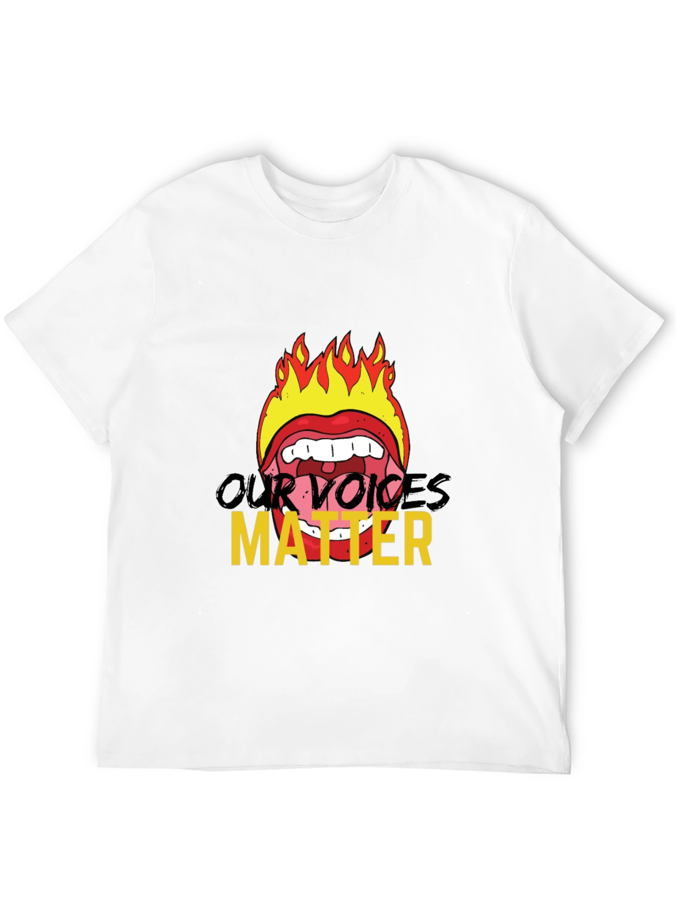 Fiery Voices Matter Graphic Tee