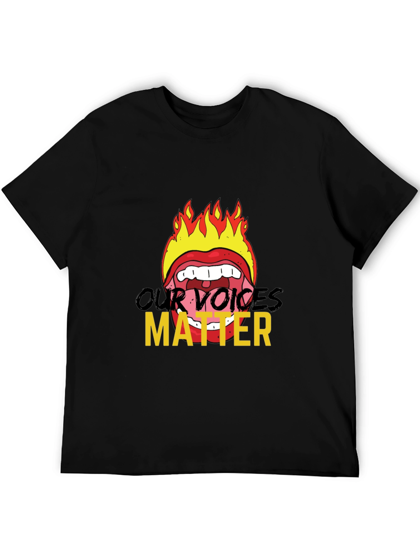 Fiery Voices Matter Graphic Tee