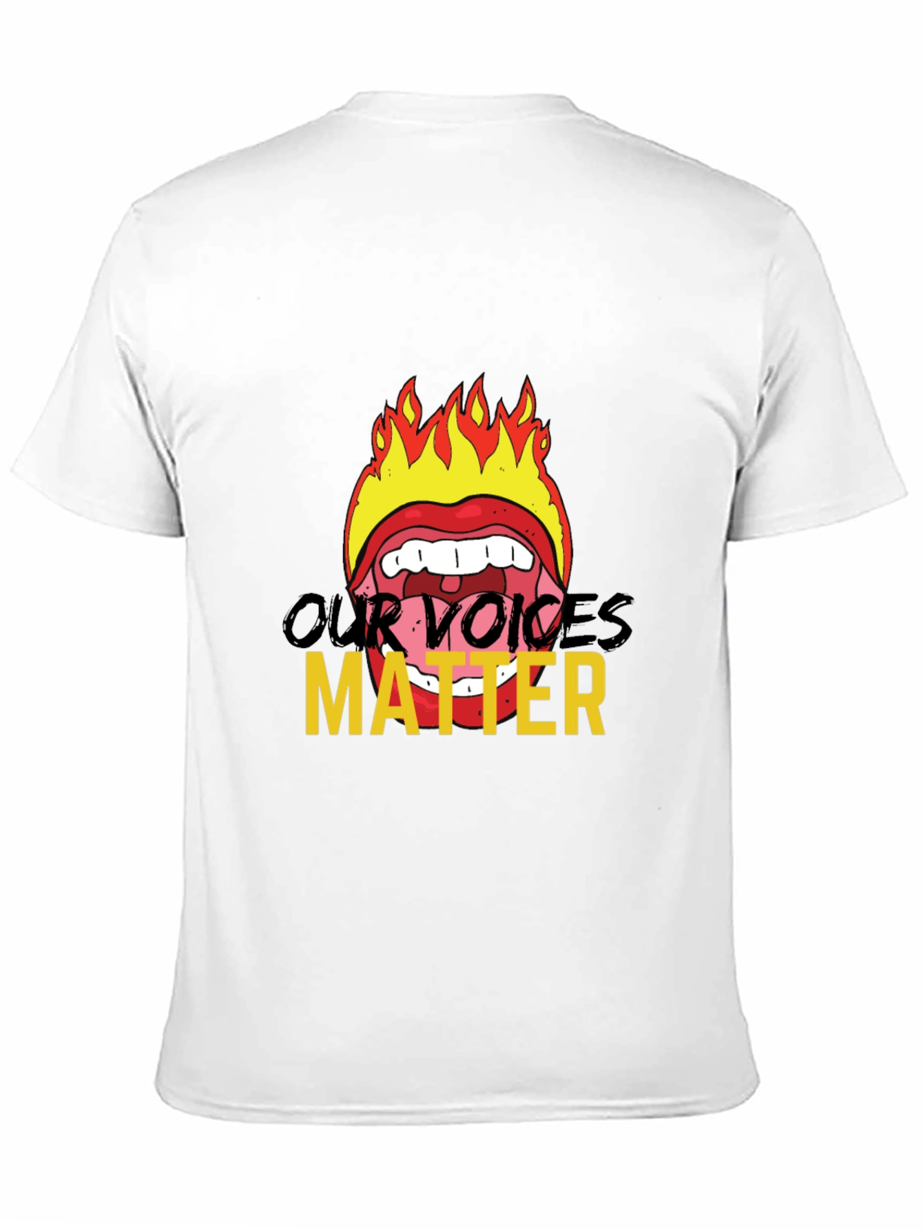 Fiery Voices Matter Graphic Tee