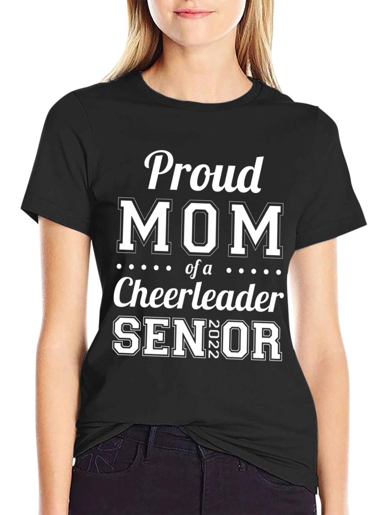 Proud Mom of Cheerleader Senior 2022 T-Shirt