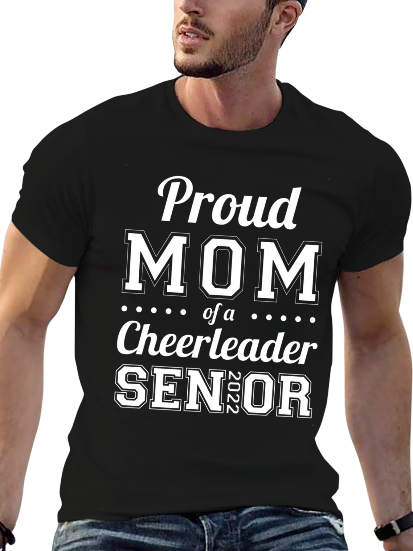 Proud Mom of Cheerleader Senior 2022 T-Shirt