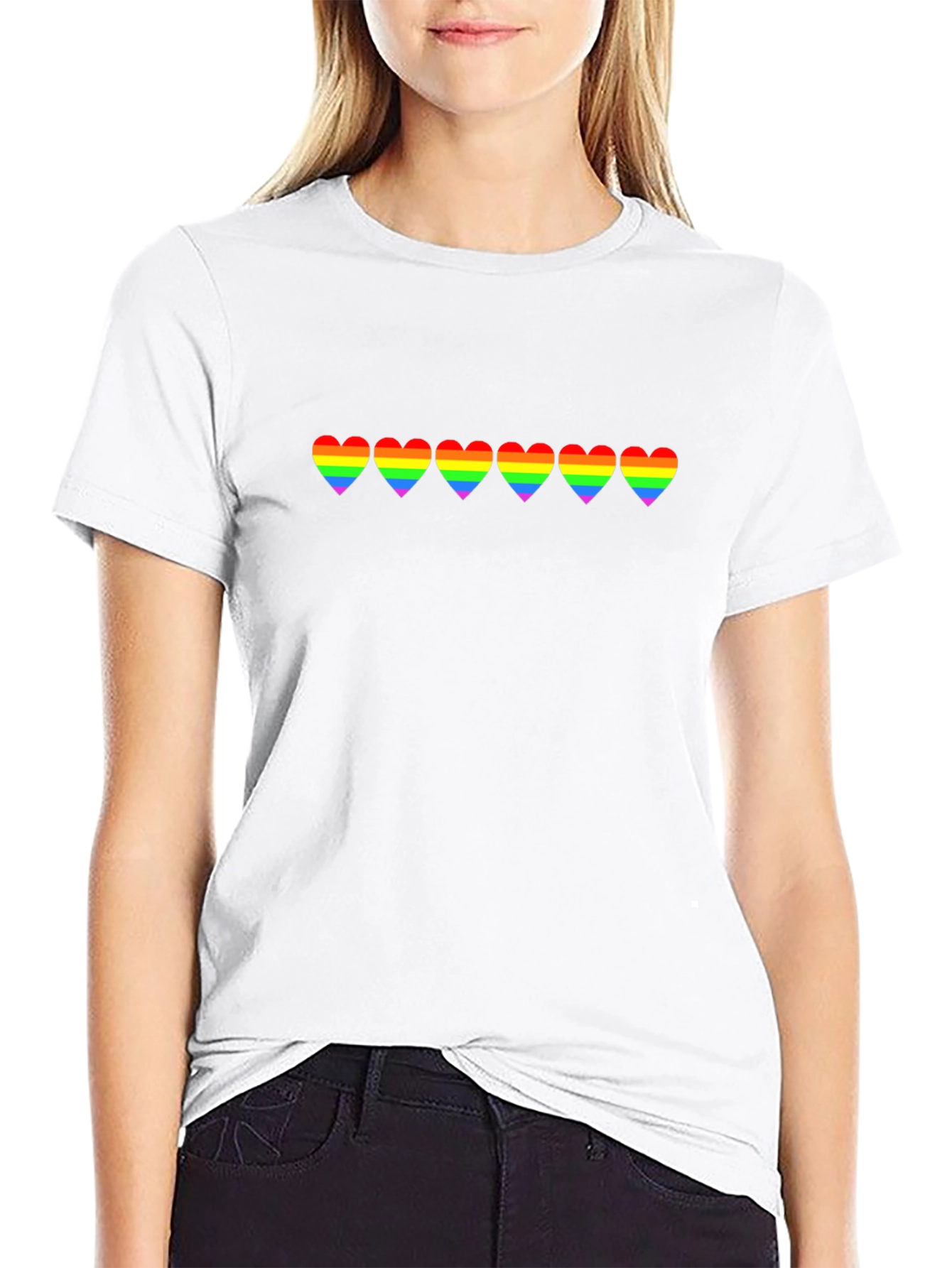 Pride Heart T-Shirt - Black