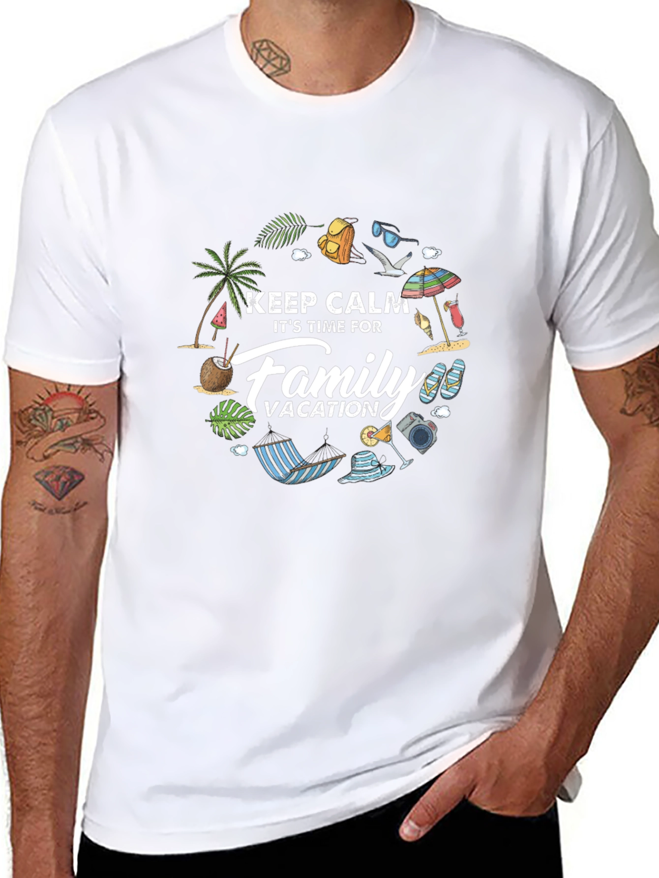Family Vacation T-Shirt: Keep Calm Its Time