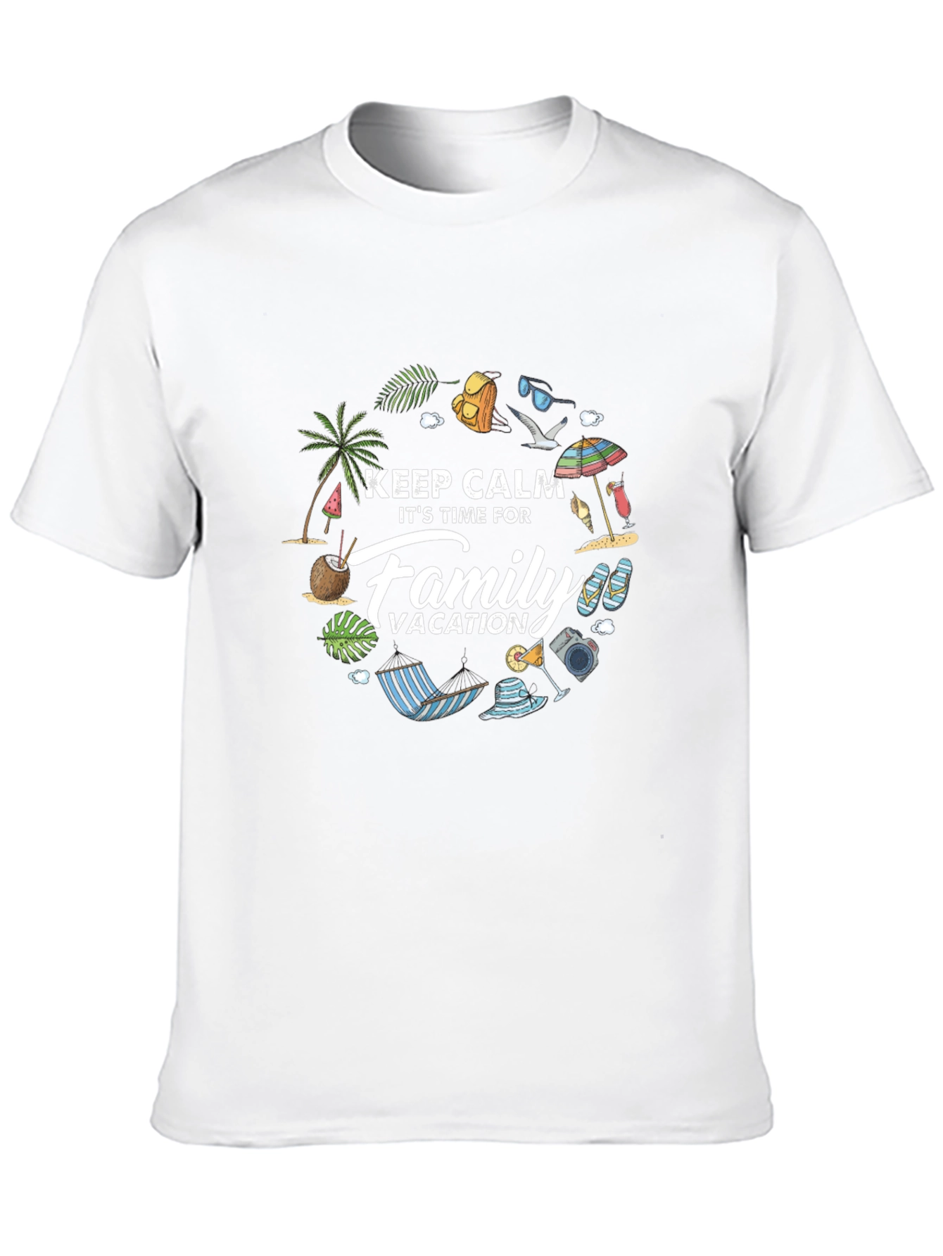 Family Vacation T-Shirt: Keep Calm Its Time