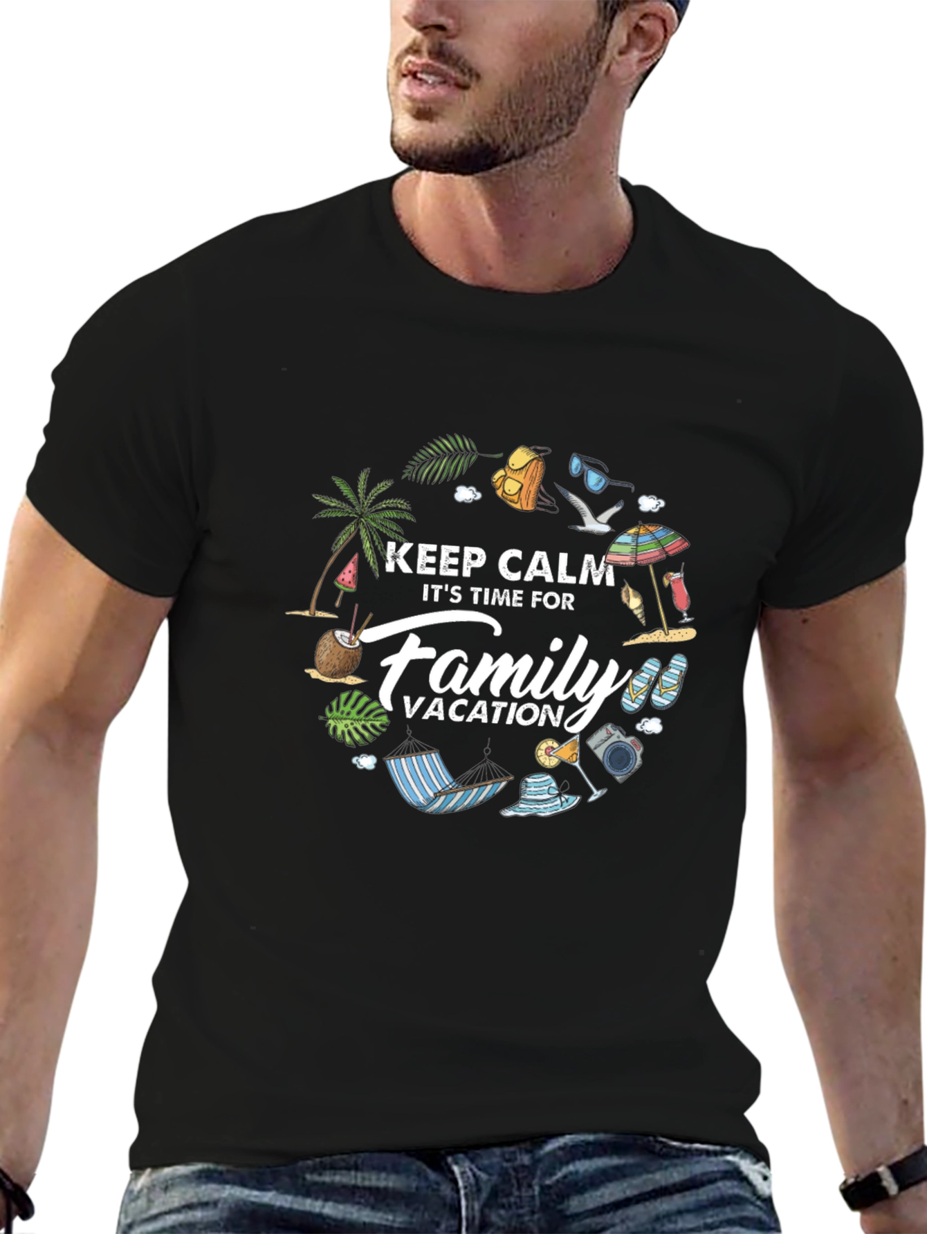 Family Vacation T-Shirt: Keep Calm Its Time