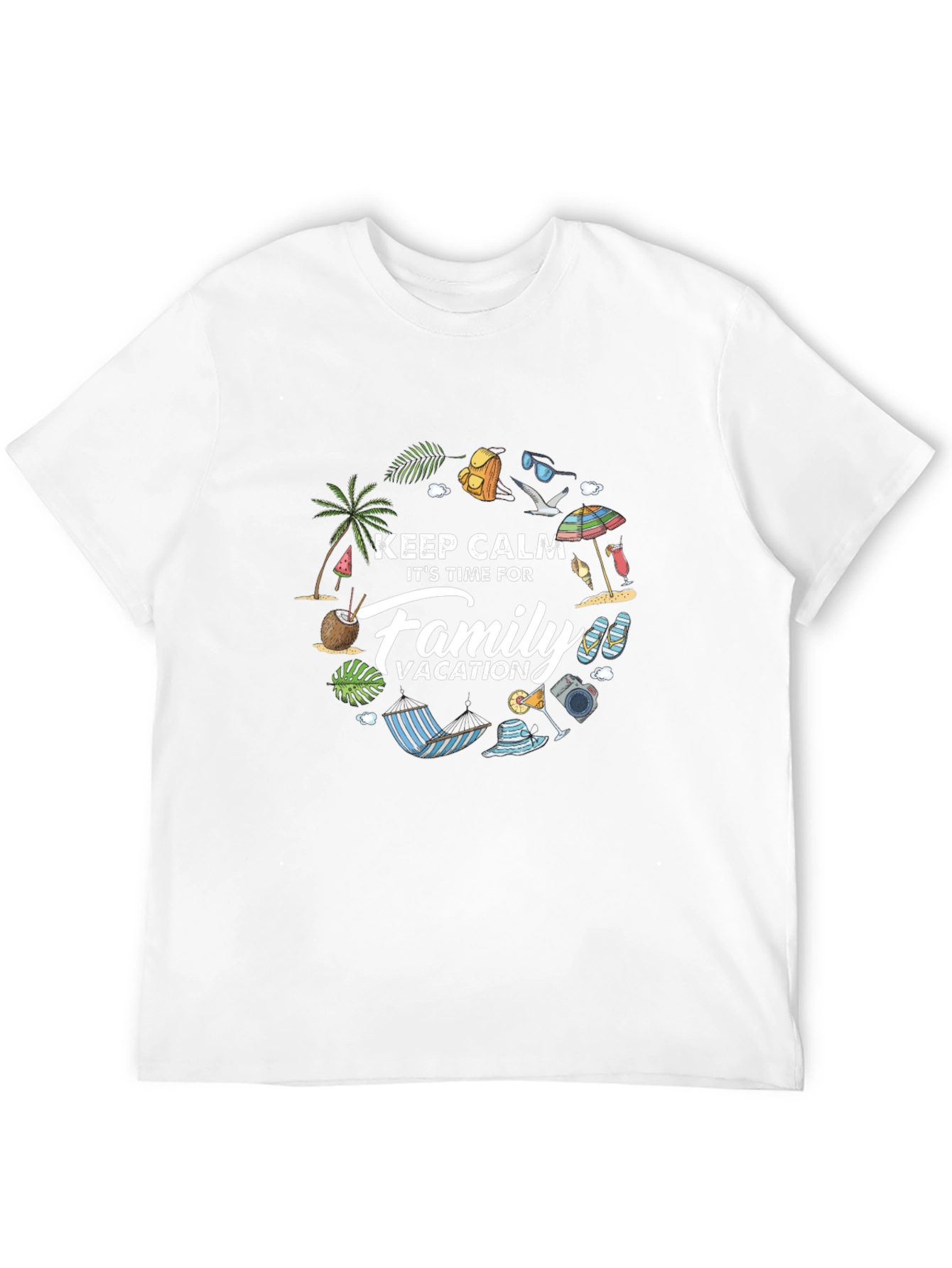 Family Vacation T-Shirt: Keep Calm Its Time