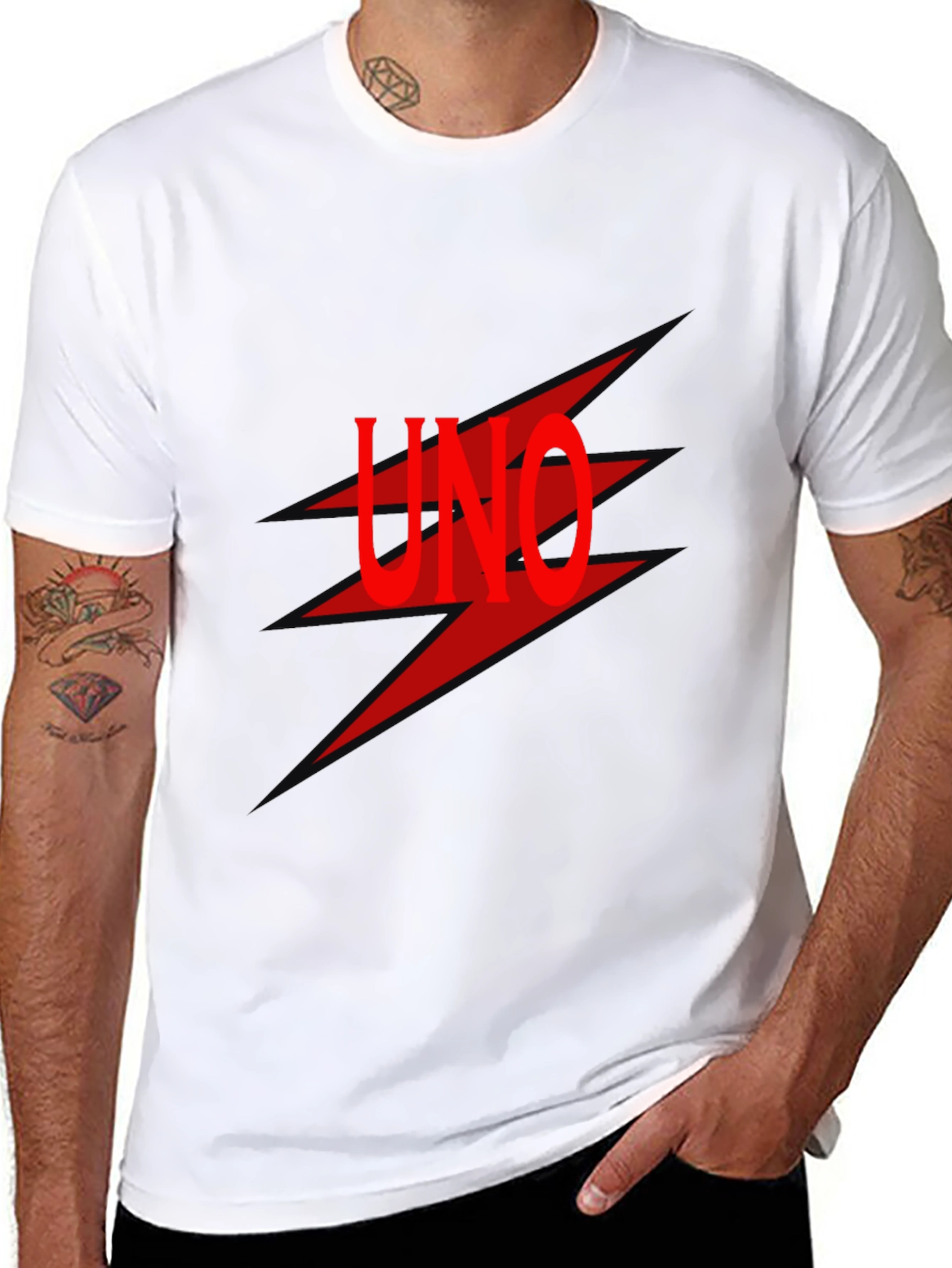 UNO Lightning Bolt Graphic Tee