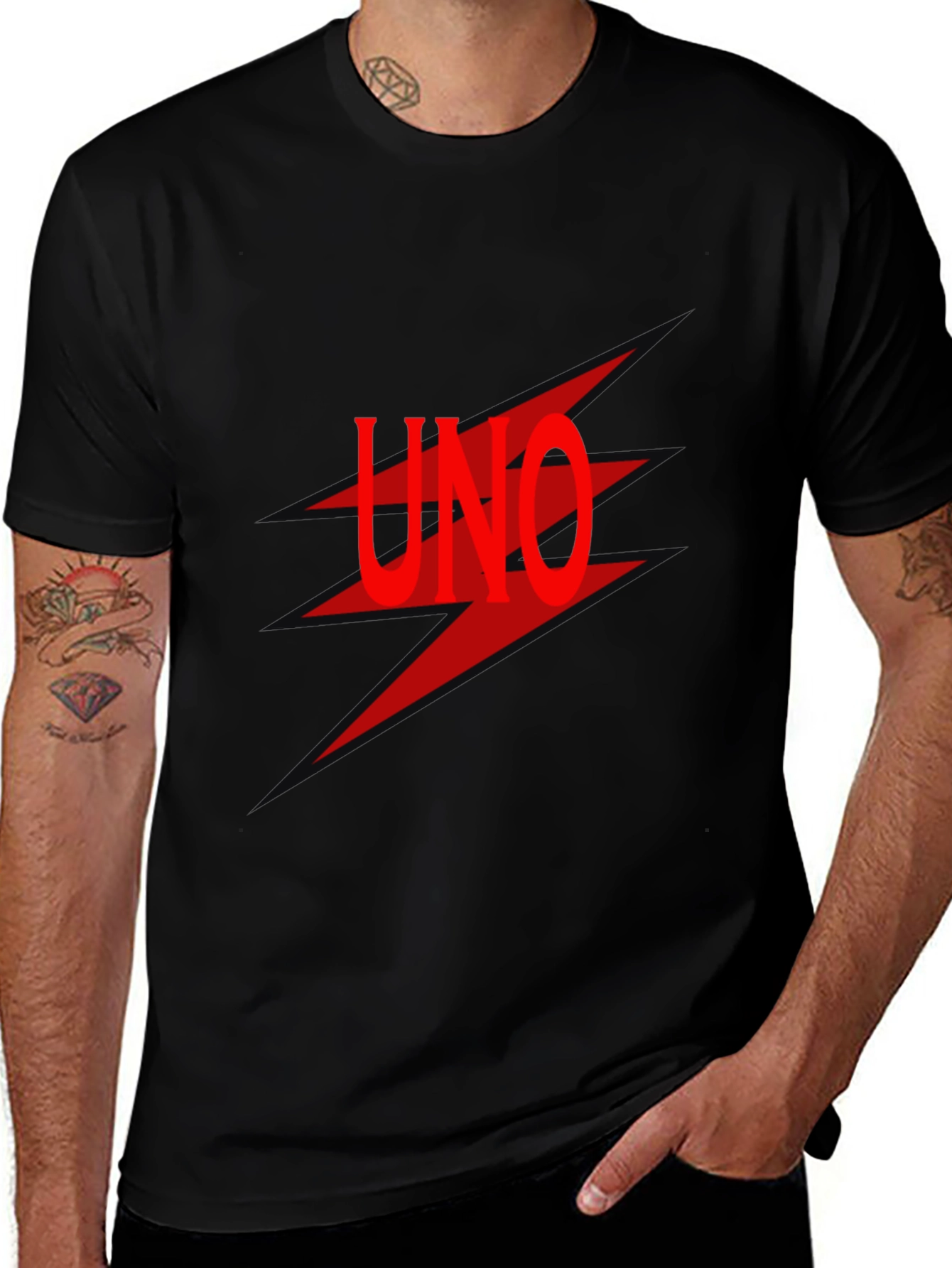 UNO Lightning Bolt Graphic Tee