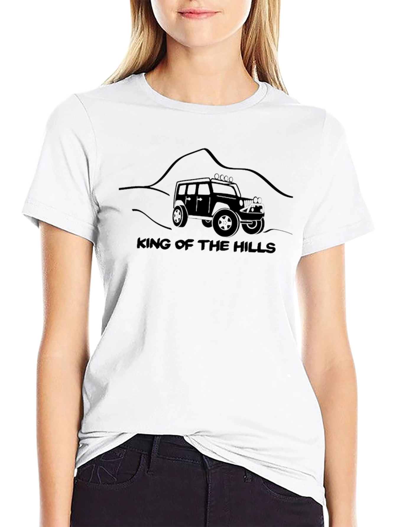 King of the Hills Black Graphic Tee