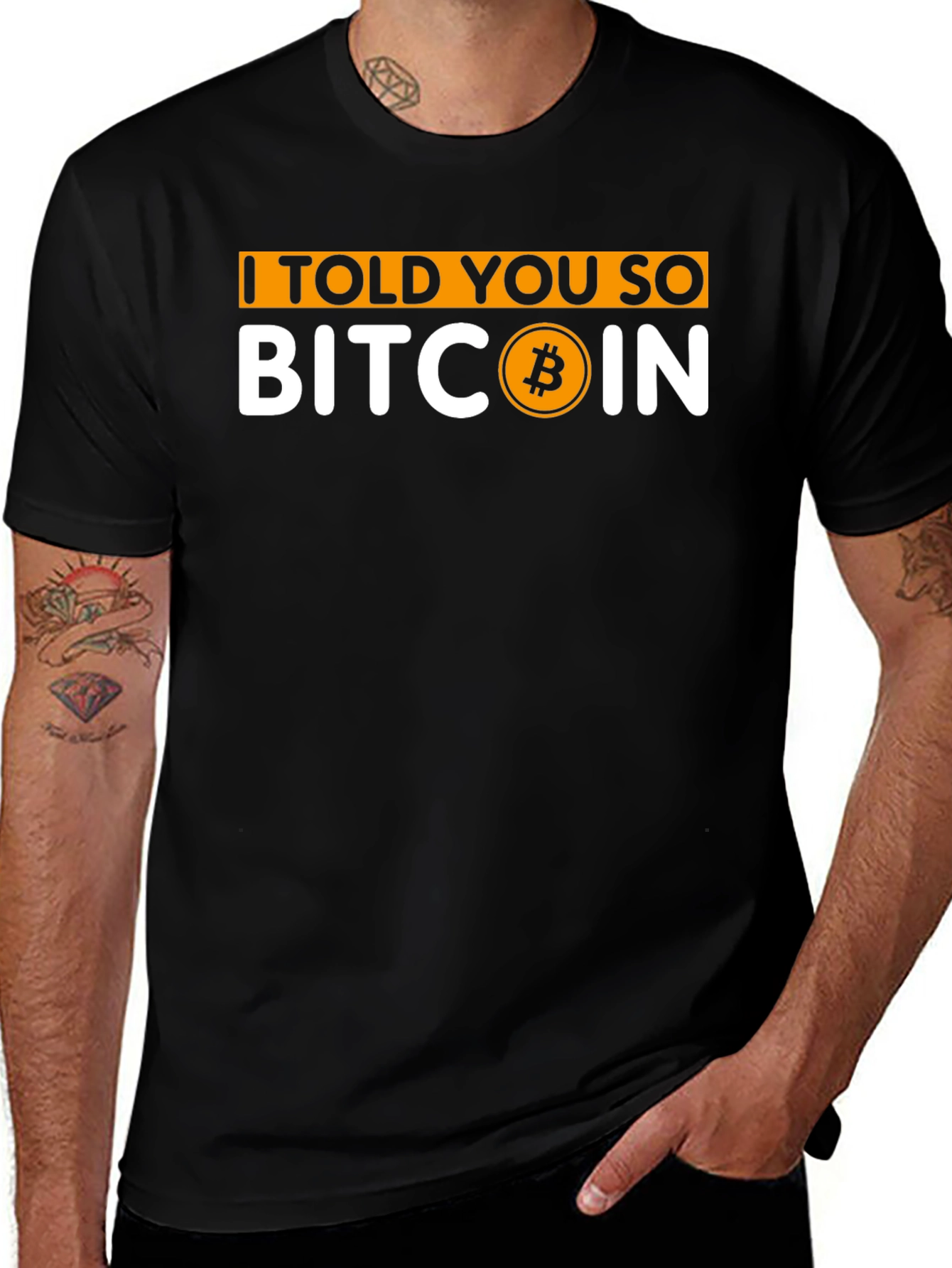 Bitcoin I Told You So Graphic T-Shirt