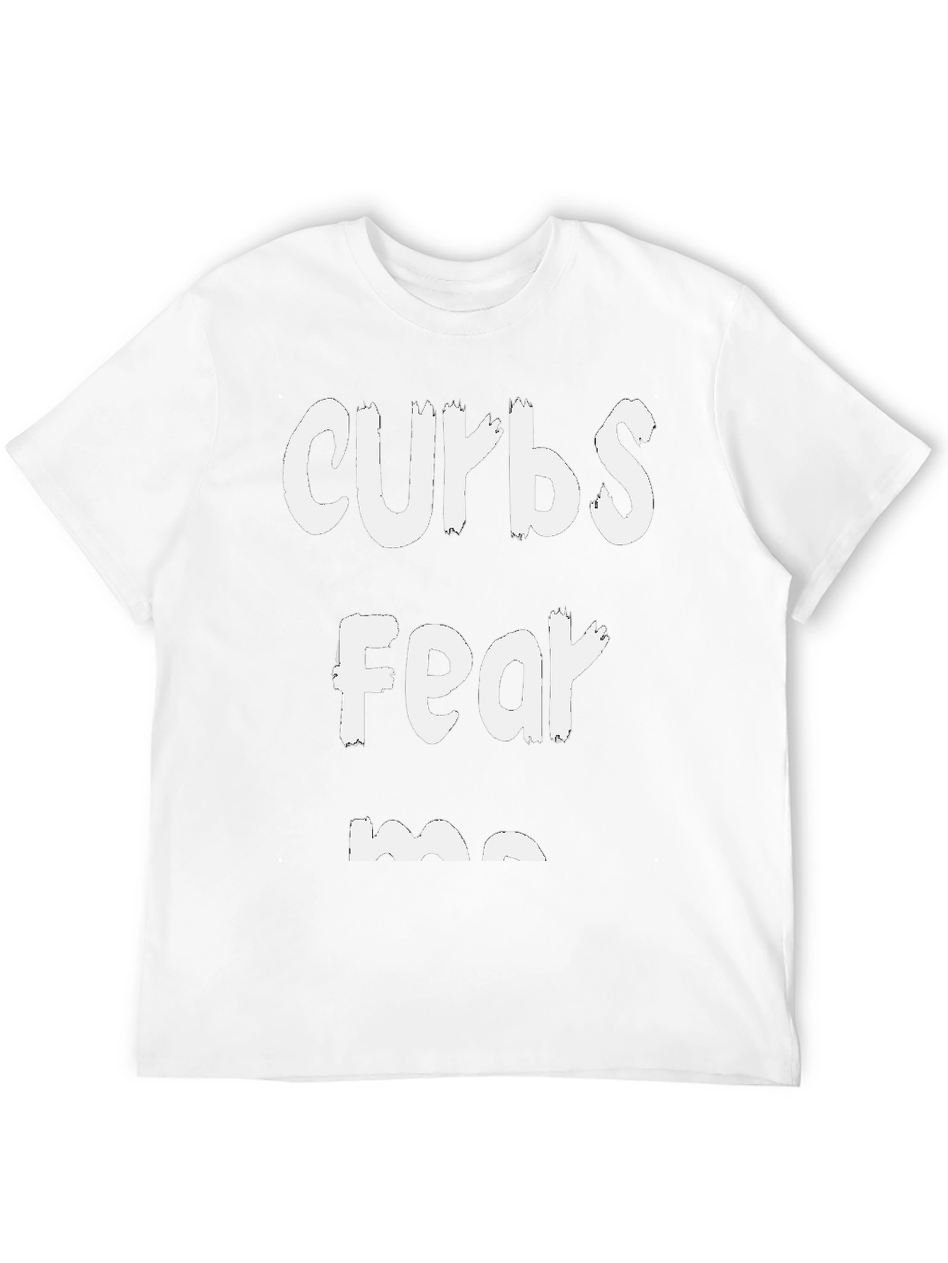 Curbs Fear Me Black Graphic T-Shirt