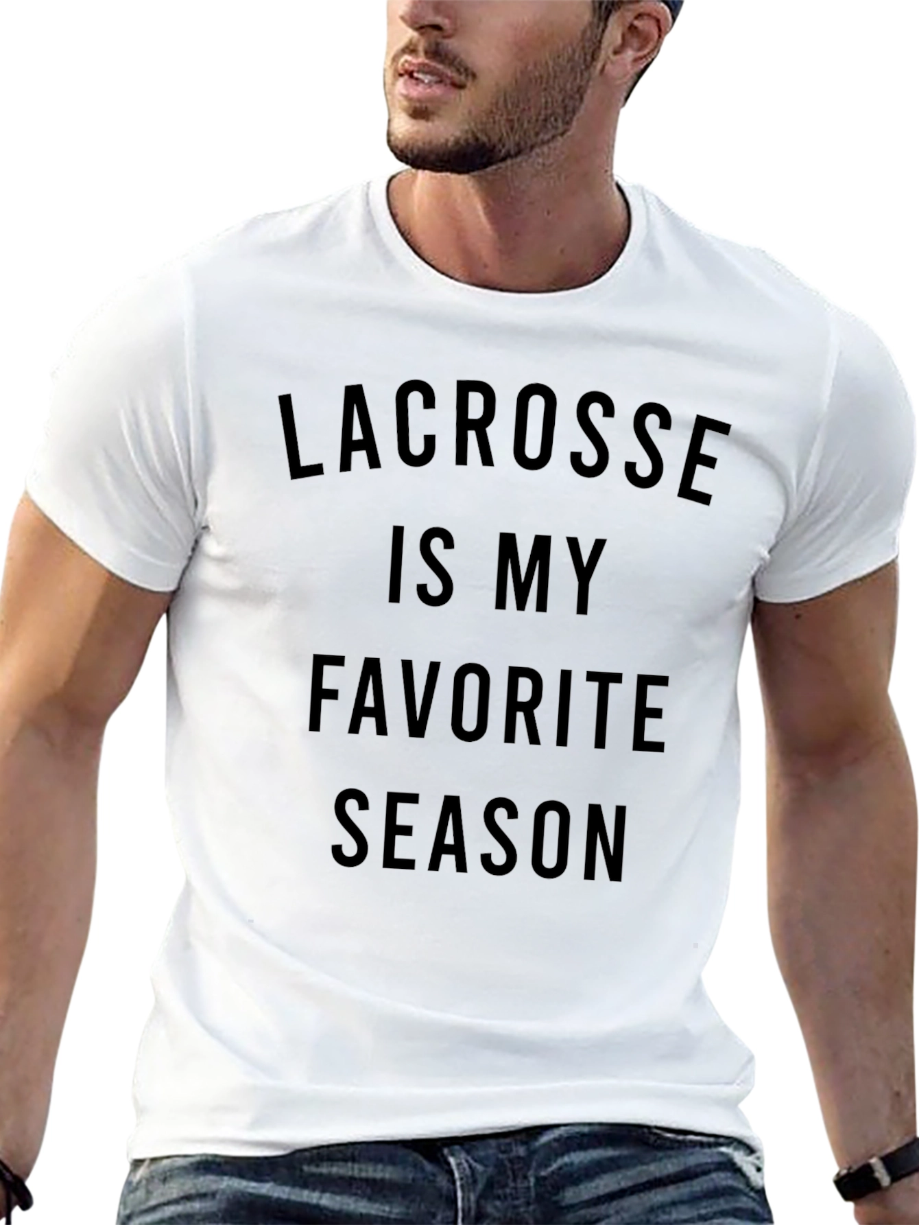 Lacrosse is My Favorite Season Graphic T-Shirt