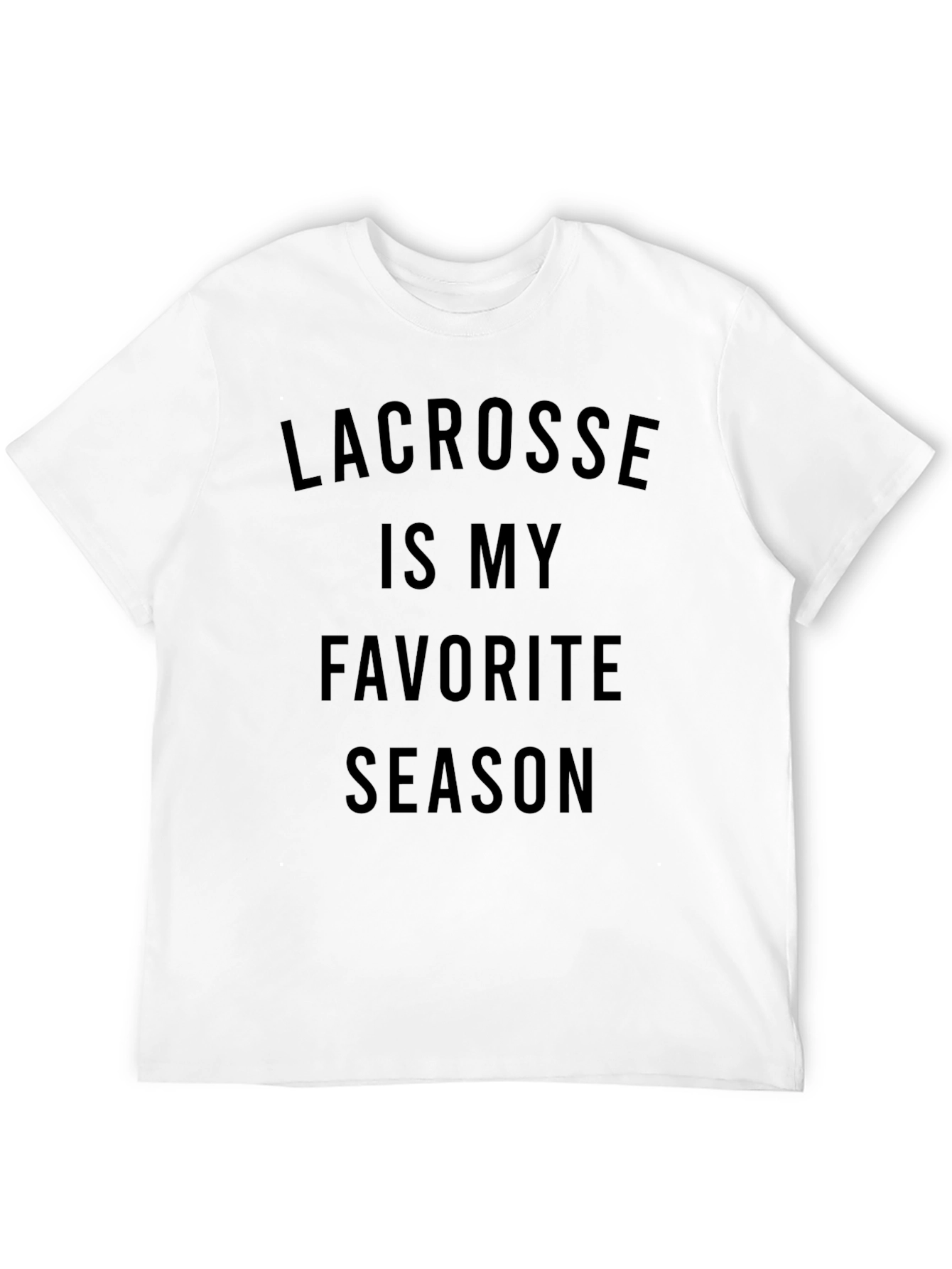 Lacrosse is My Favorite Season Graphic T-Shirt