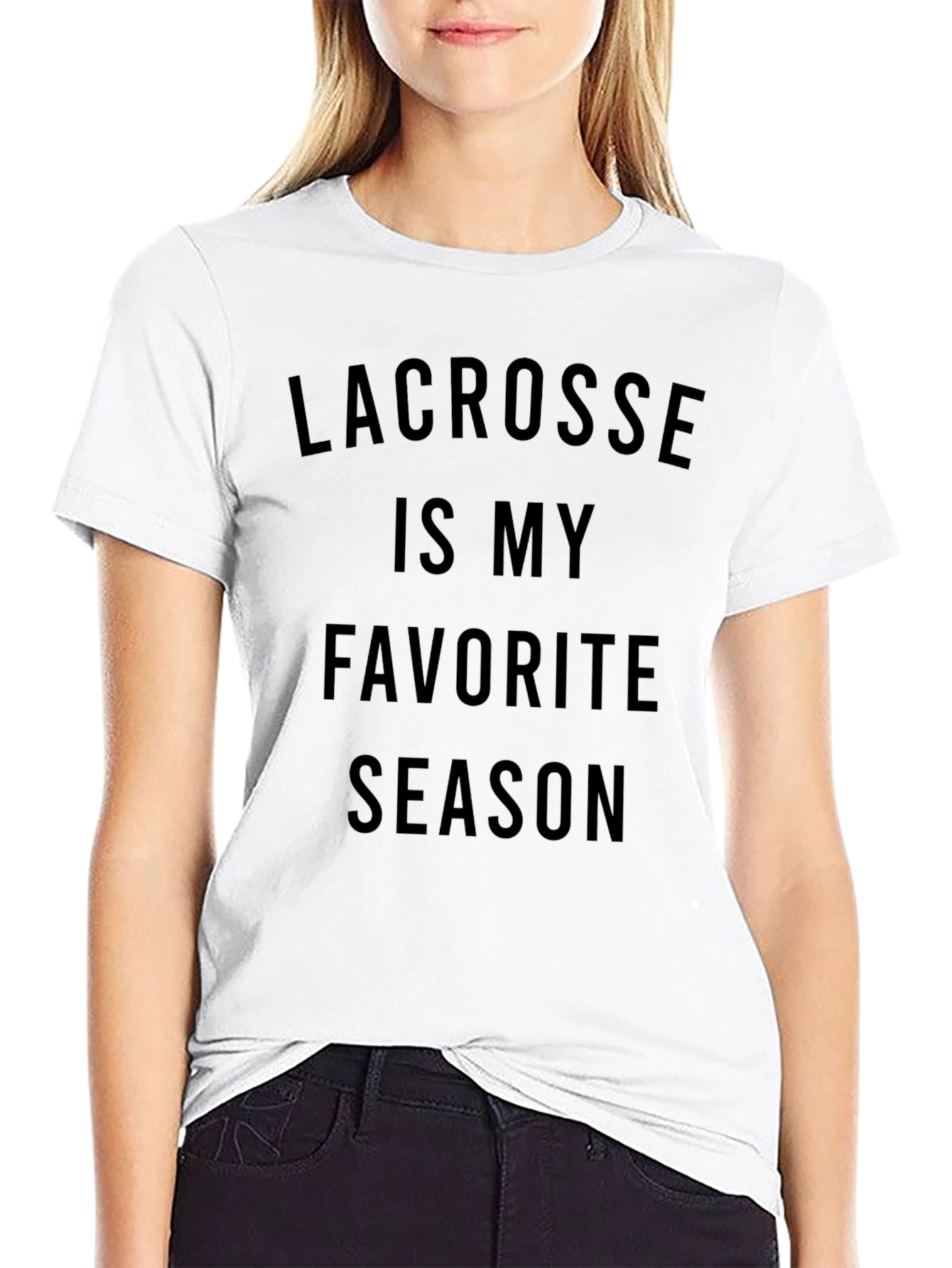 Lacrosse is My Favorite Season Graphic T-Shirt