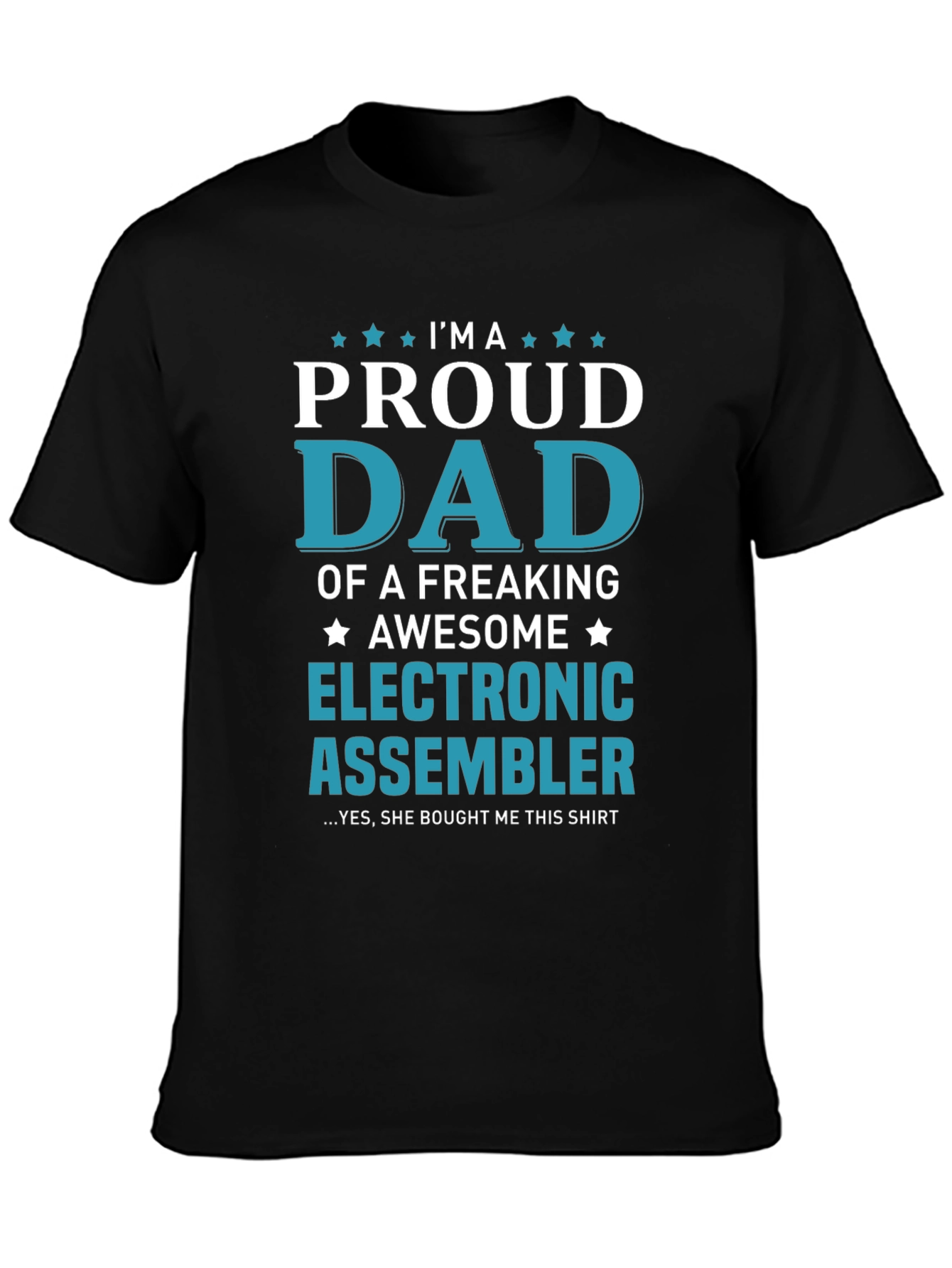Proud Dad Electronic Assembler T-Shirt