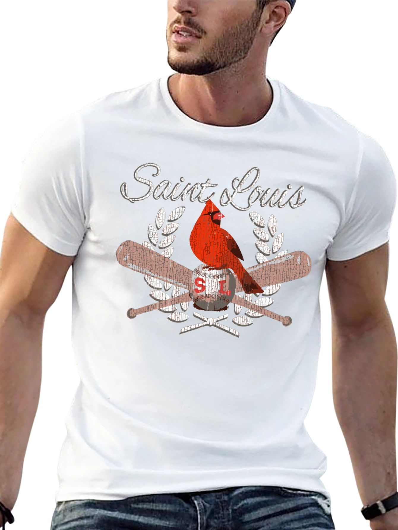 Saint Louis Cardinals Baseball Graphic Tee