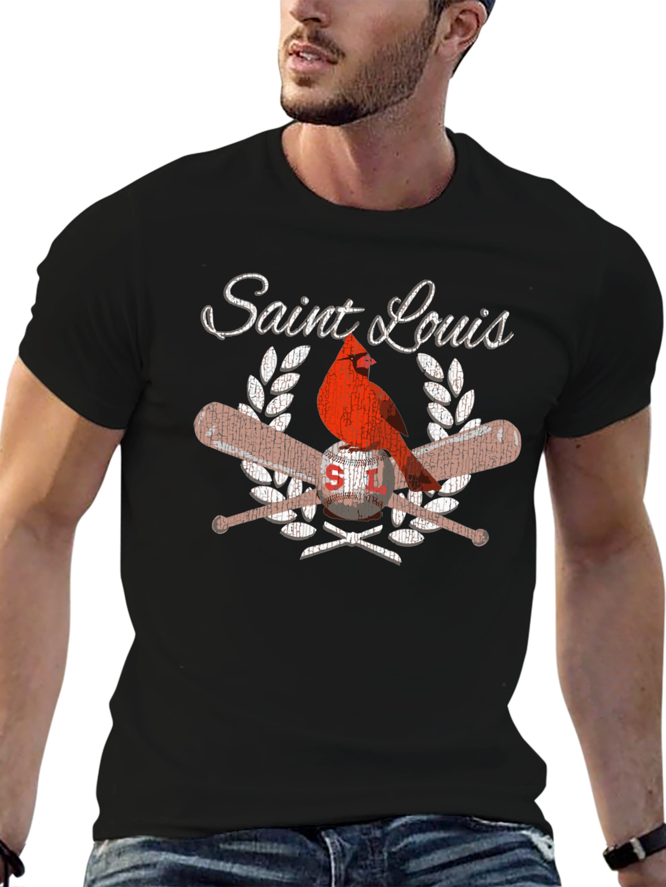 Saint Louis Cardinals Baseball Graphic Tee