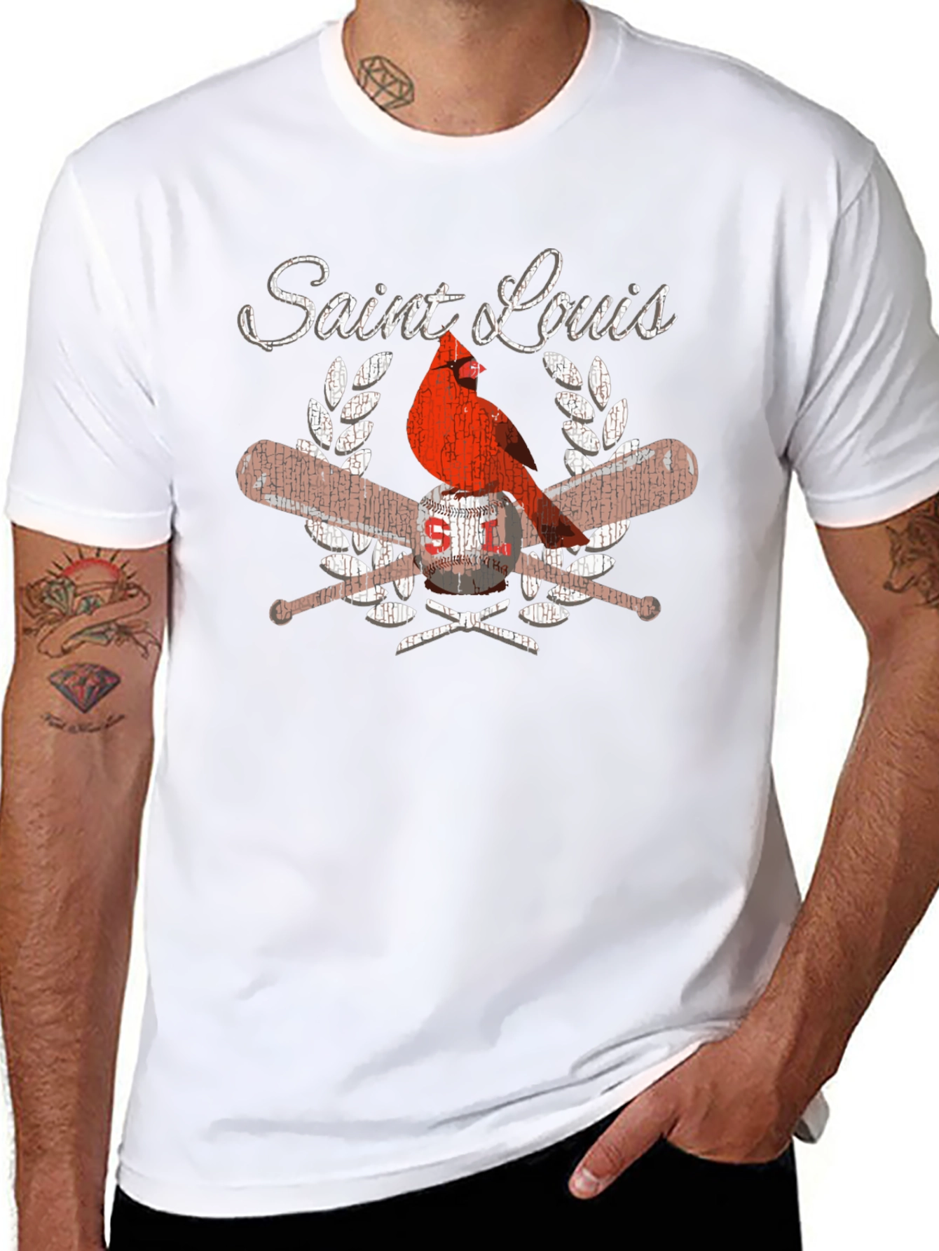 Saint Louis Cardinals Baseball Graphic Tee