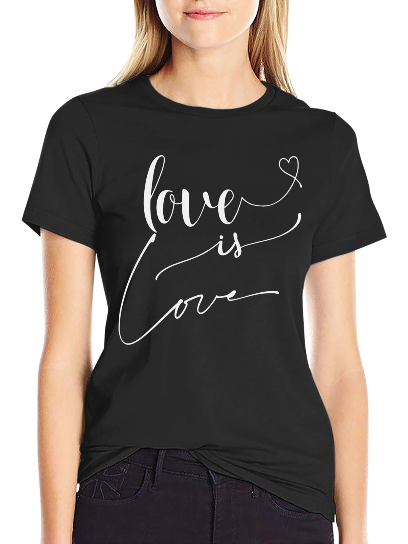 Love is Love Graphic Tee - Black
