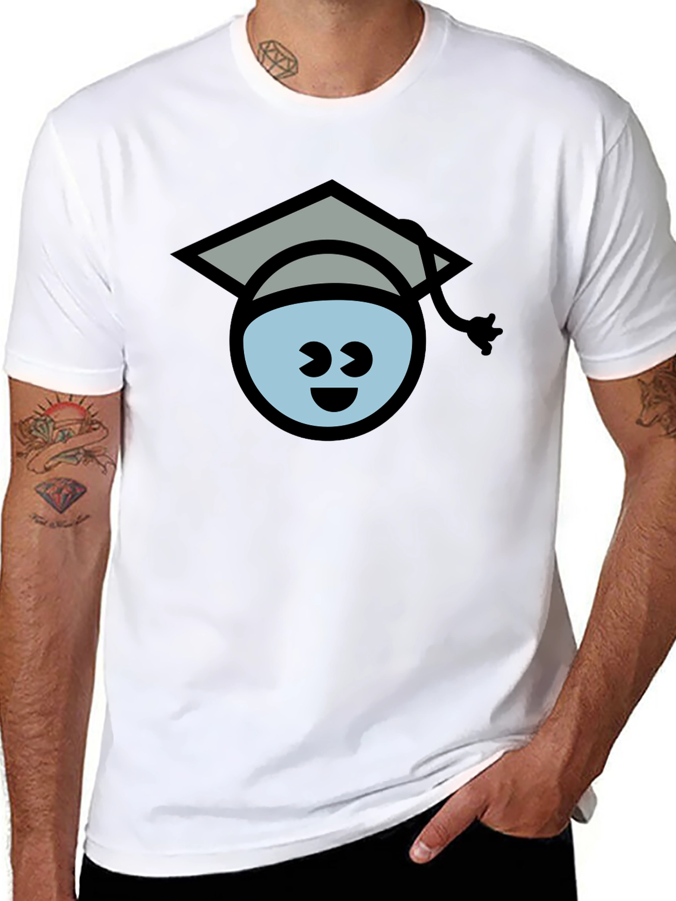 Graduate Emoji T-Shirt - Funny Graduation Tee