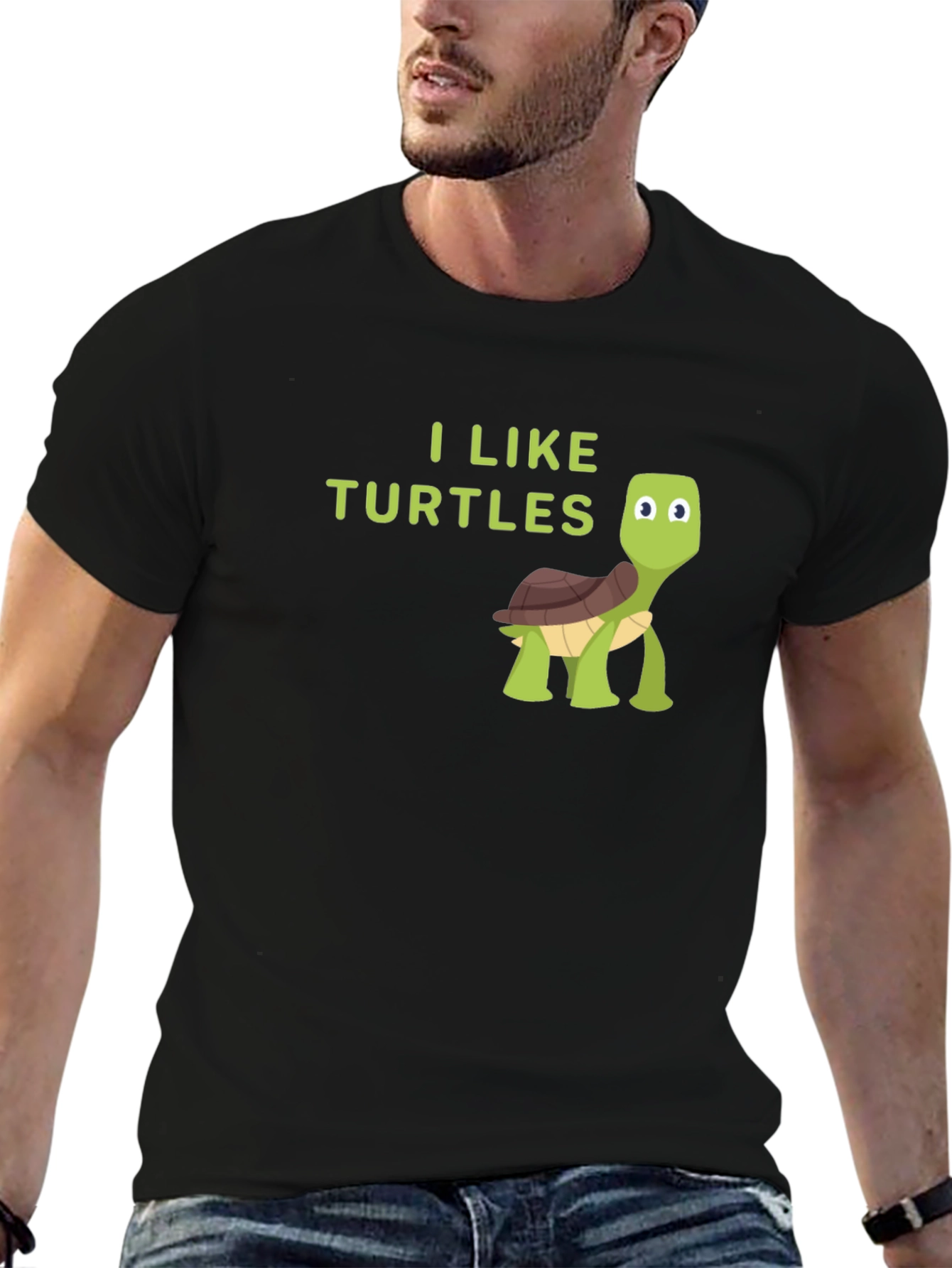 I Like Turtles Graphic T-Shirt