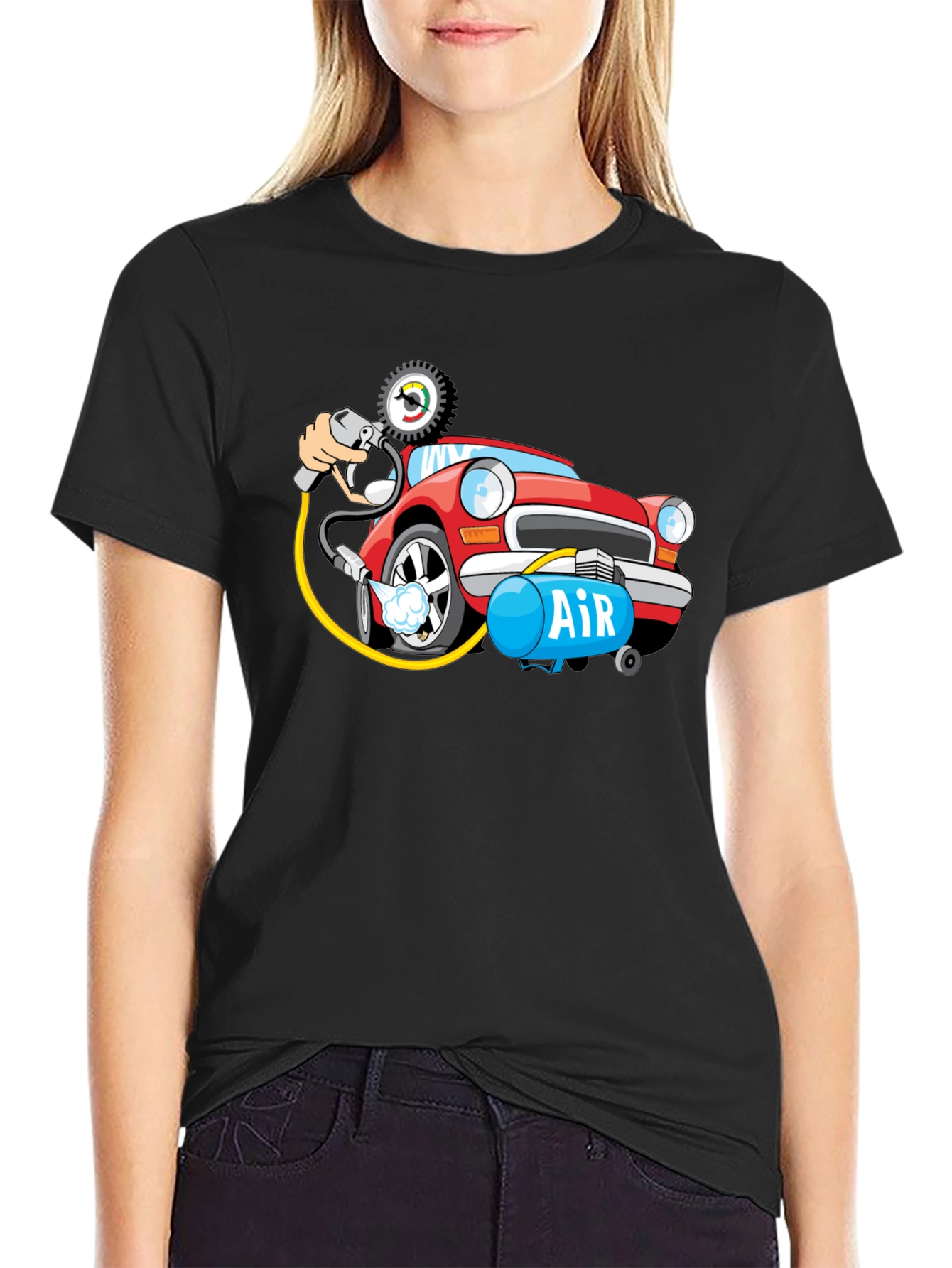Car Air Compressor Graphic Tee