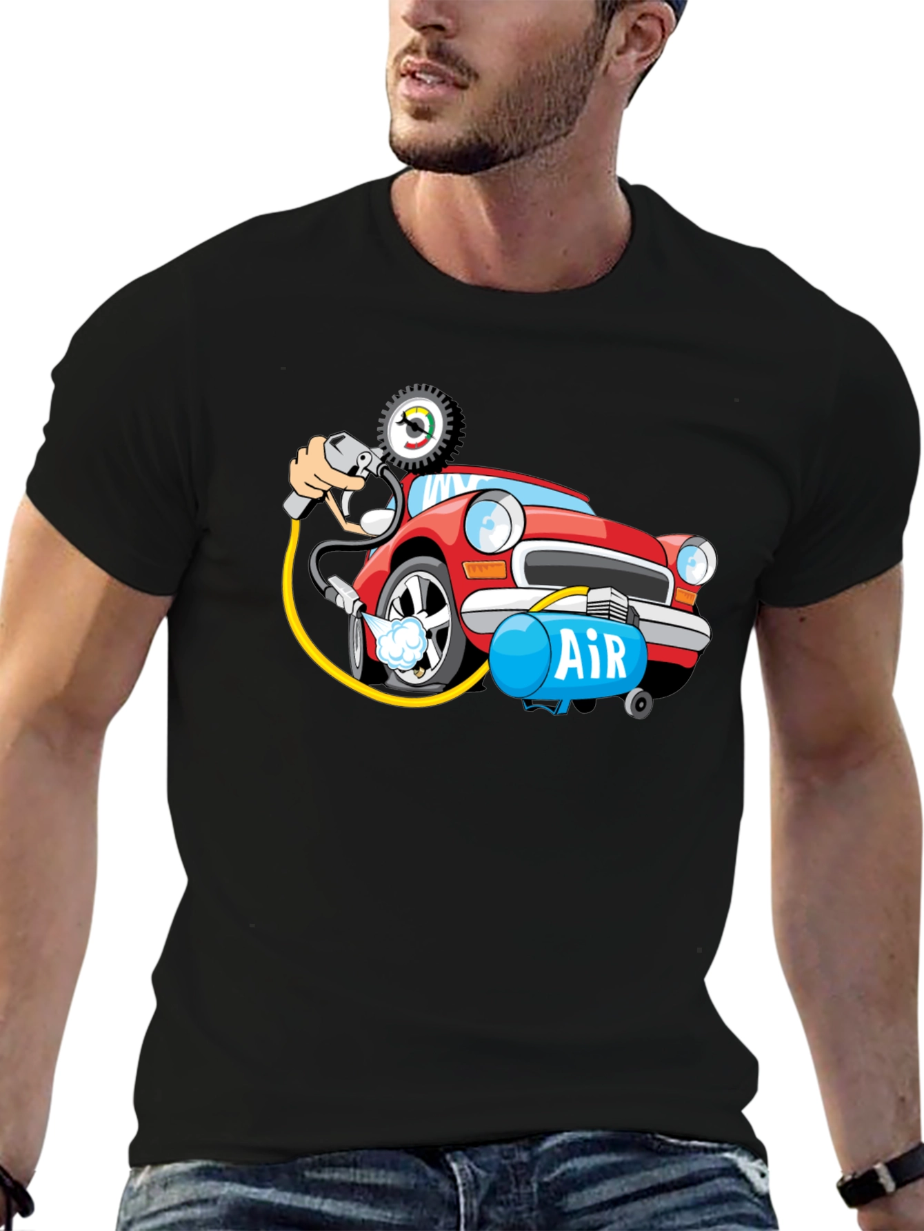 Car Air Compressor Graphic Tee