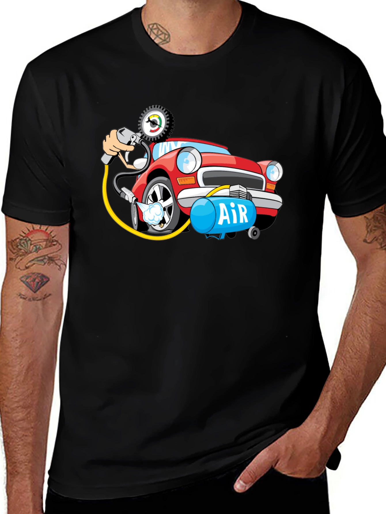 Car Air Compressor Graphic Tee