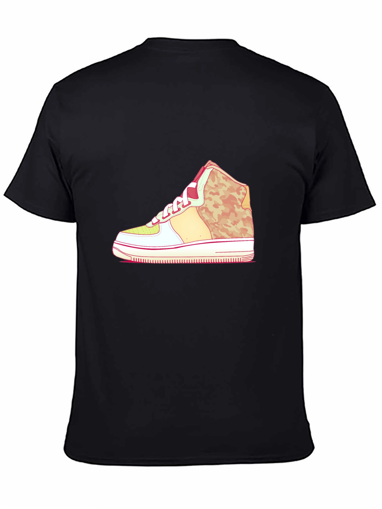 Sneaker Graphic Black T-Shirt