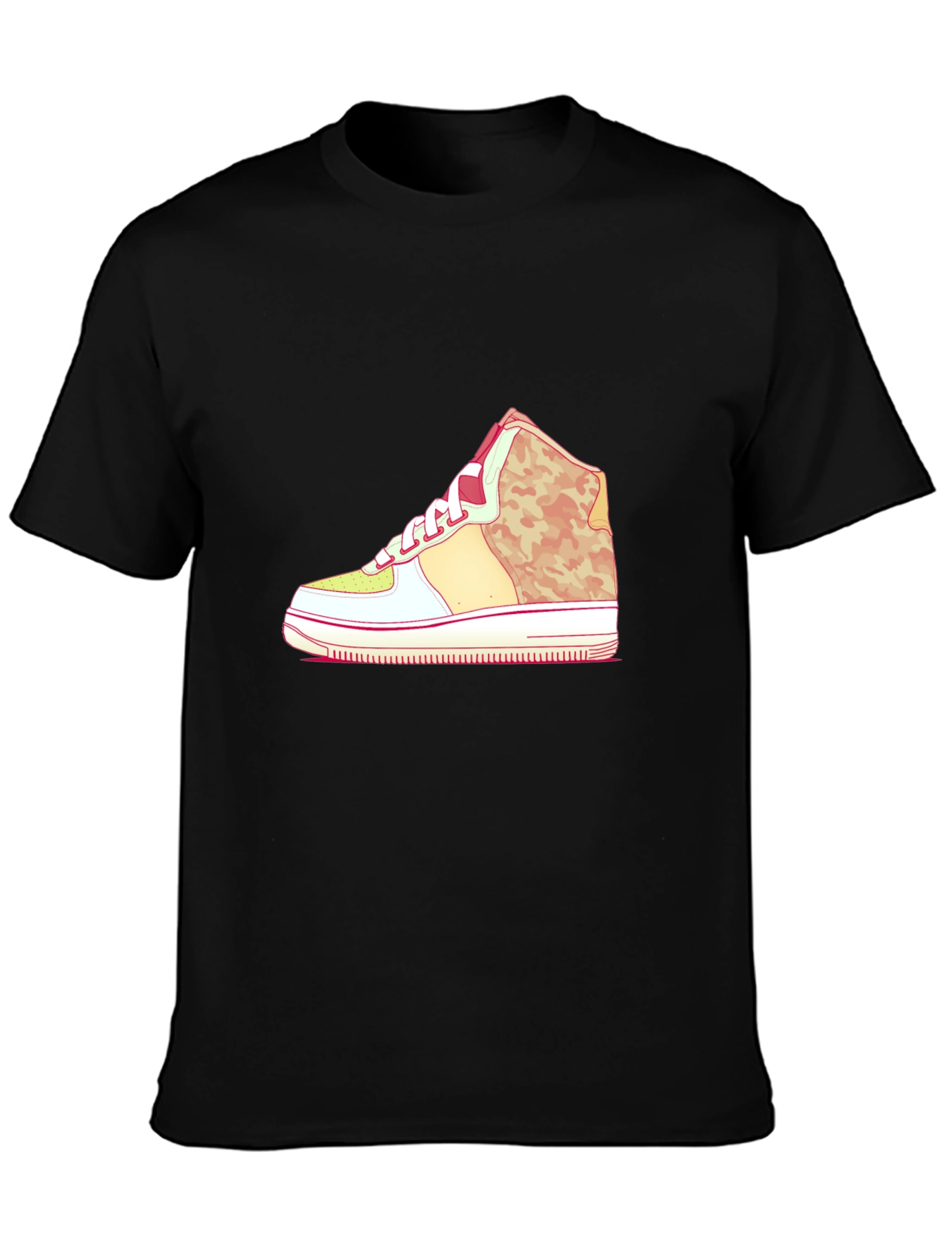 Sneaker Graphic Black T-Shirt