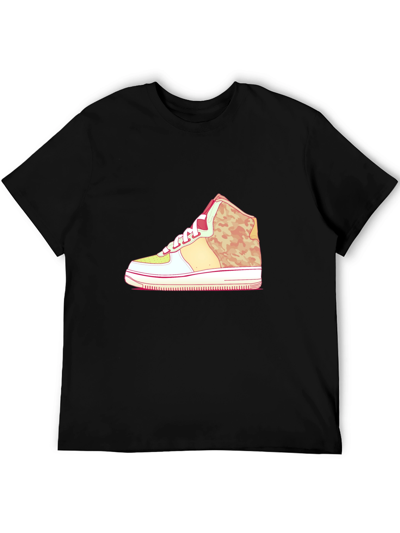 Sneaker Graphic Black T-Shirt