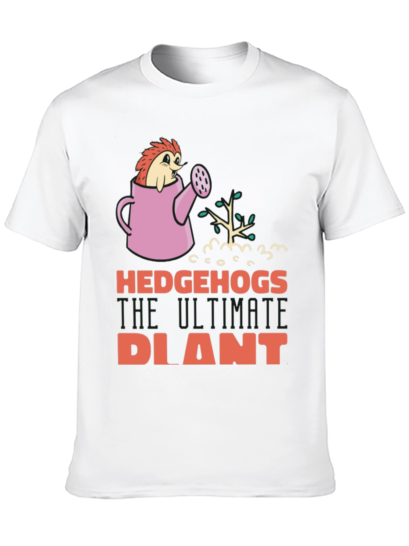 Hedgehogs The Ultimate Plant Graphic T-Shirt