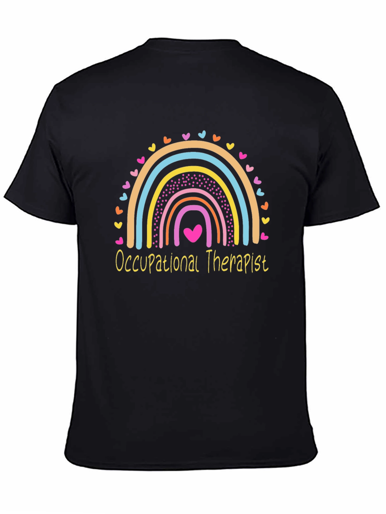Occupational Therapist Rainbow Heart T-Shirt