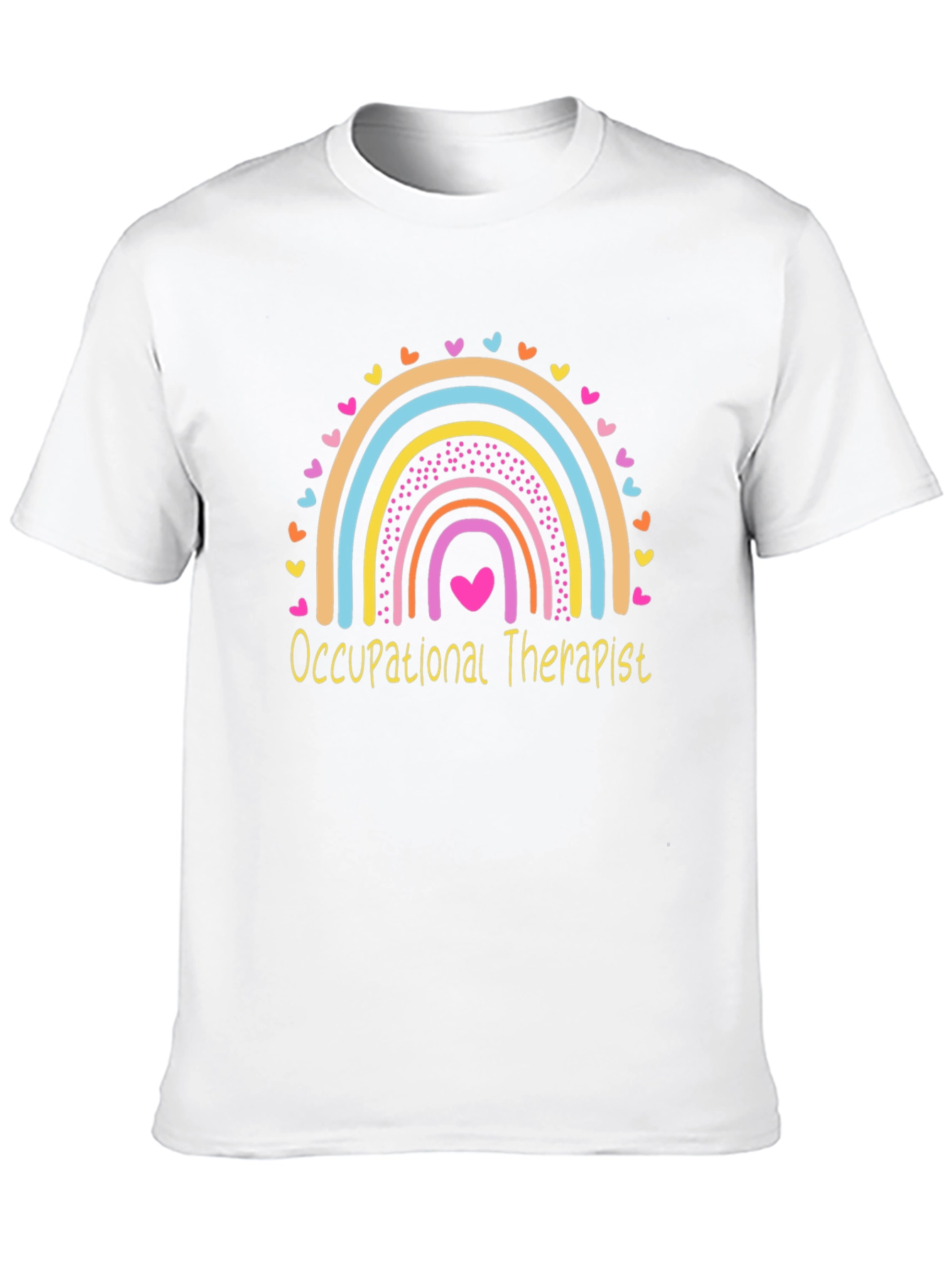 Occupational Therapist Rainbow Heart T-Shirt