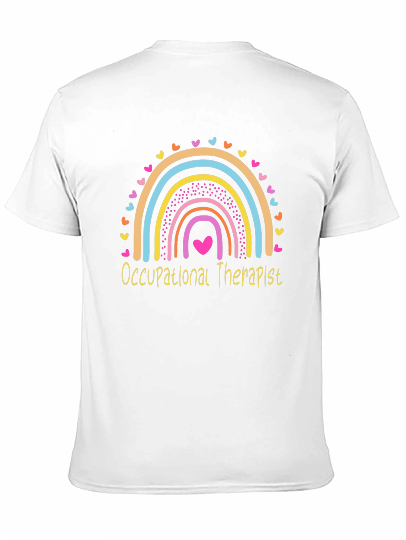 Occupational Therapist Rainbow Heart T-Shirt