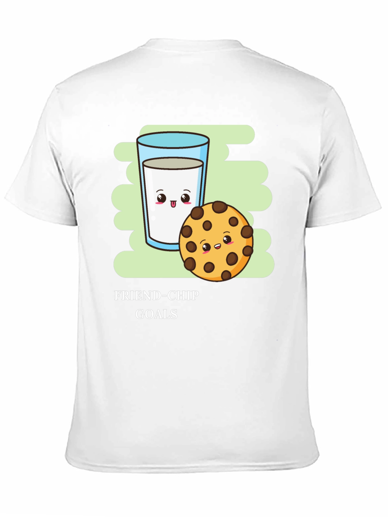 Friend-Chip Goals T-Shirt - Milk & Cookie