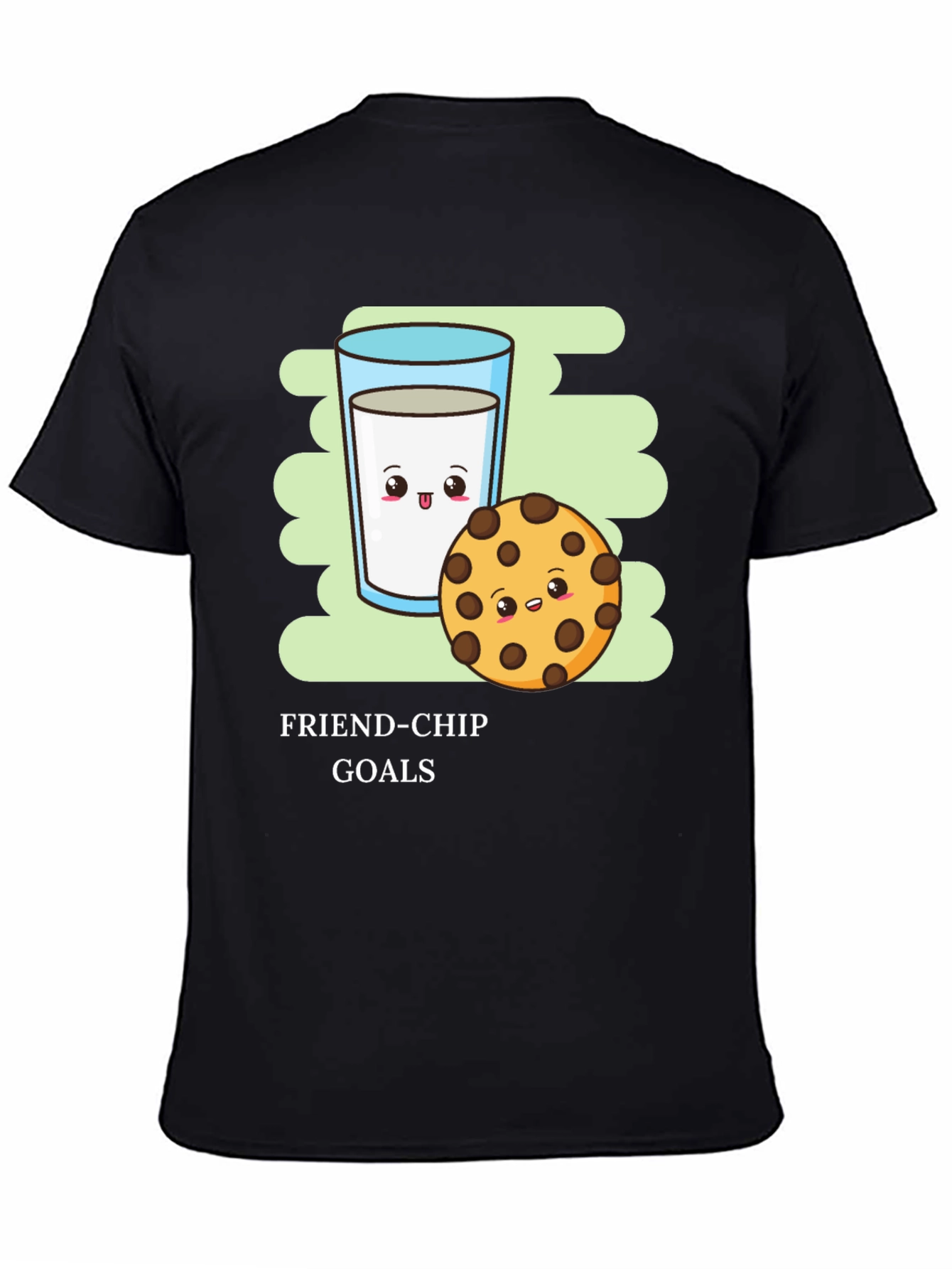 Friend-Chip Goals T-Shirt - Milk & Cookie
