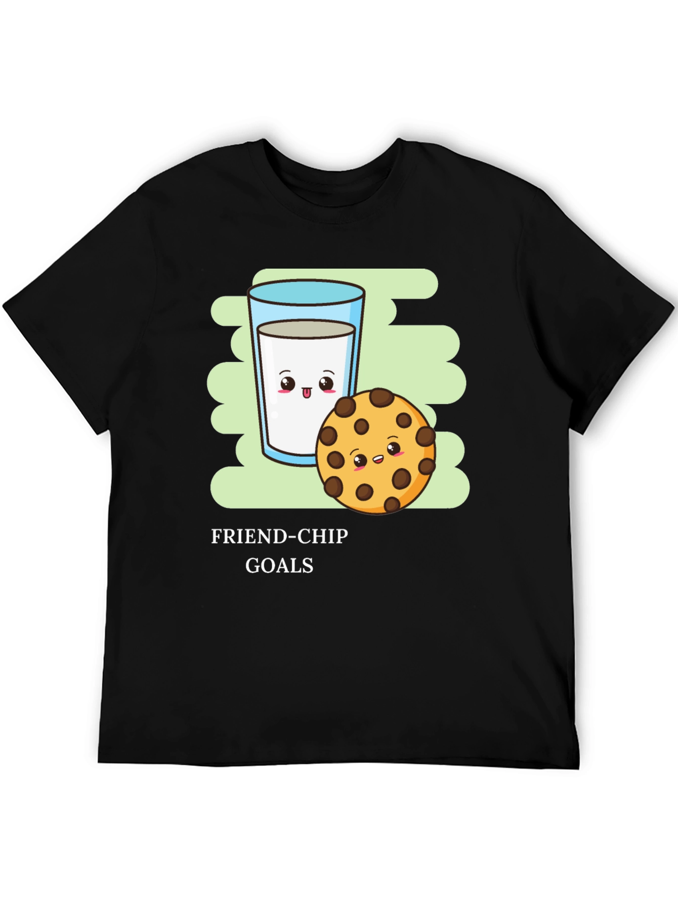 Friend-Chip Goals T-Shirt - Milk & Cookie