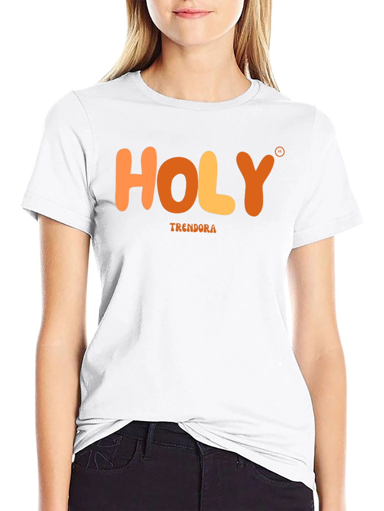 Holy Trendora Graphic T-Shirt - Black