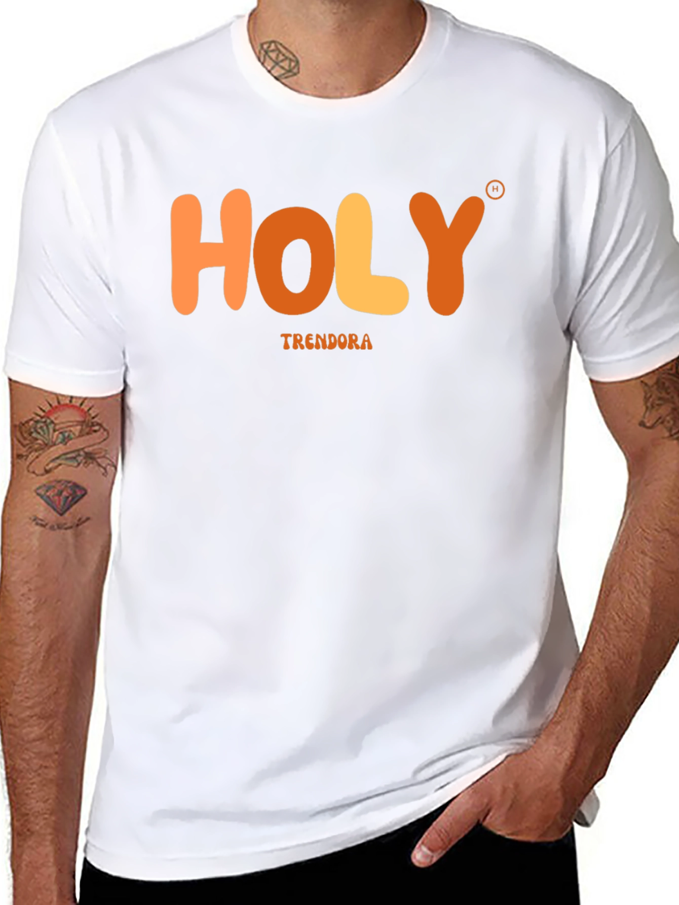 Holy Trendora Graphic T-Shirt - Black