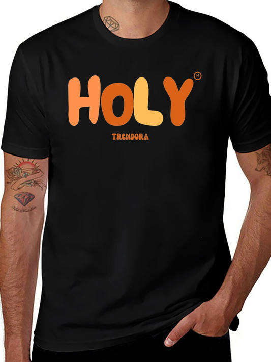Holy Trendora Graphic T-Shirt - Black